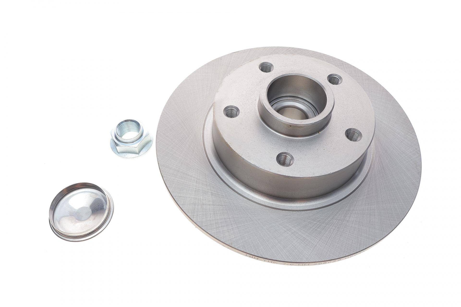 Диск гальмівний (задній) Renault Megane 08- (260x8) (+ABS) (з підшипником)