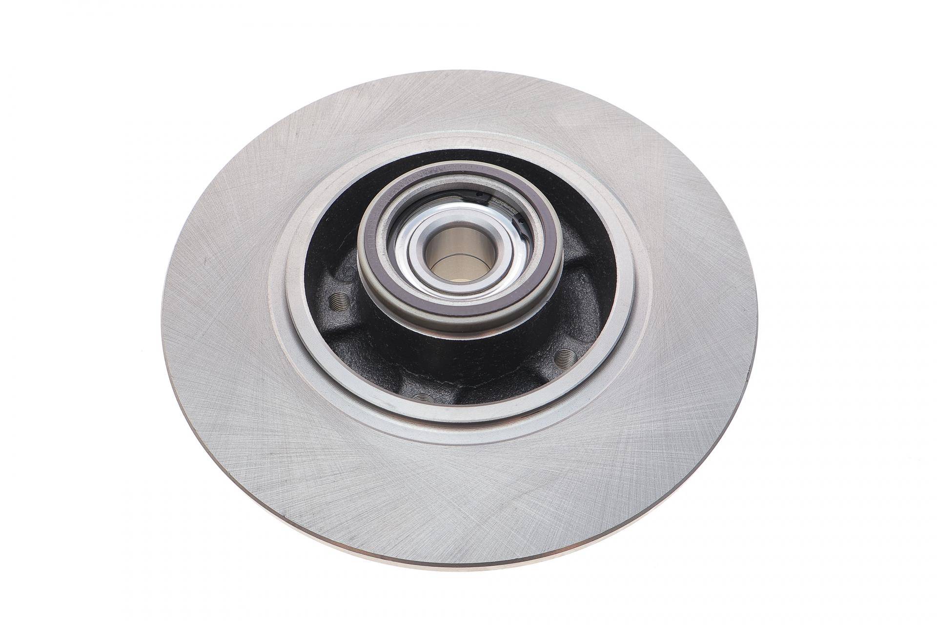 Диск гальмівний (задній) Renault Megane 08- (260x8) (+ABS) (з підшипником)