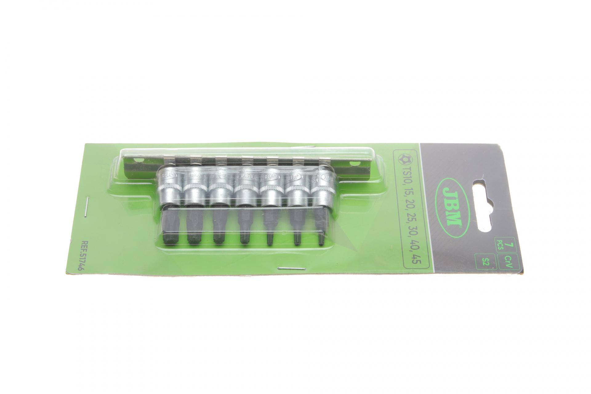 Набір головок 1/4" зі вставками Torx TR7 од.