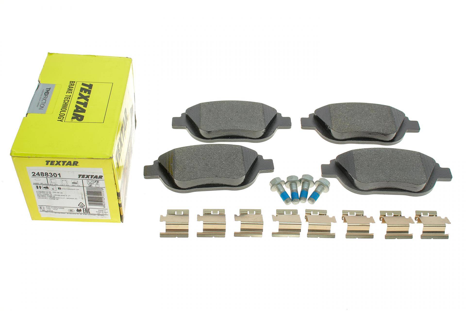 Колодки гальмівні (передні) Citroen С3 09- (Bosch) Q+