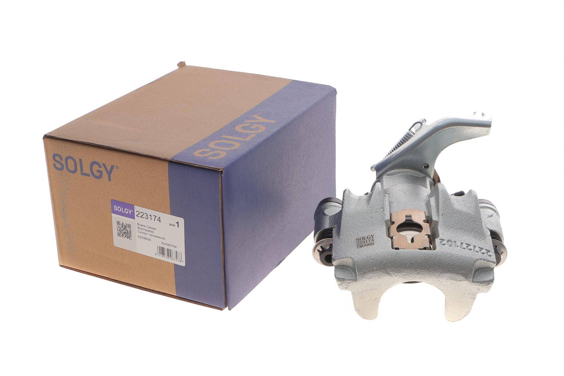 Супорт гальмівний (задній) (L) Iveco Daily III-VI 99- (d=52) (Brembo)