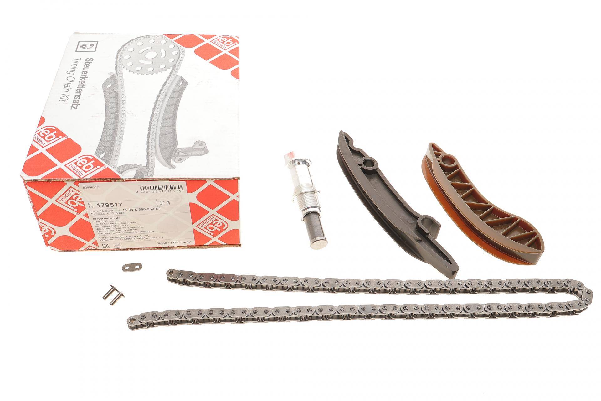 Комплект ланцюга ГРМ BMW 3 (E93/F30)/X3 (F25)/X5 (F15) 06-18 (z=86/70) (N47/B47) (з покриттям TRITAN®)