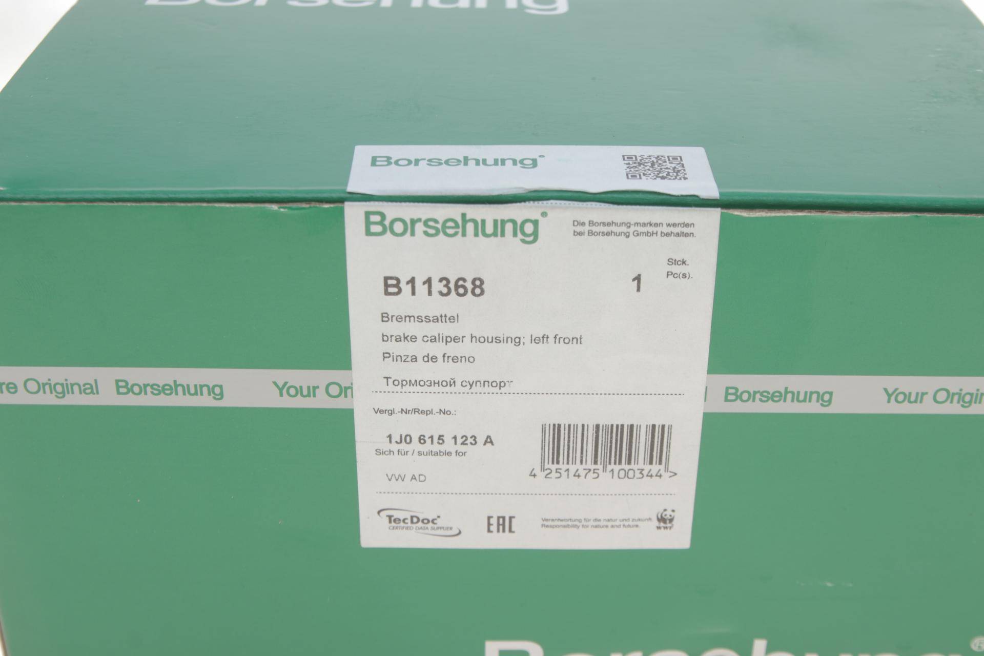 Супорт гальмівний (передній) (L) Audi A1/A3/ Skoda Fabia/Octavia/Rapid 1.0-3.6 96- (d=54mm)