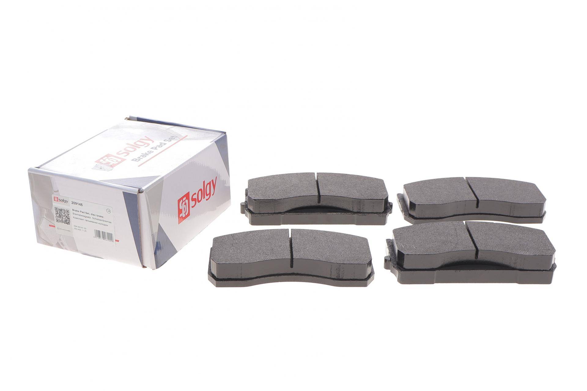 Колодки гальмівні (передні/задні) MB Atego 98-