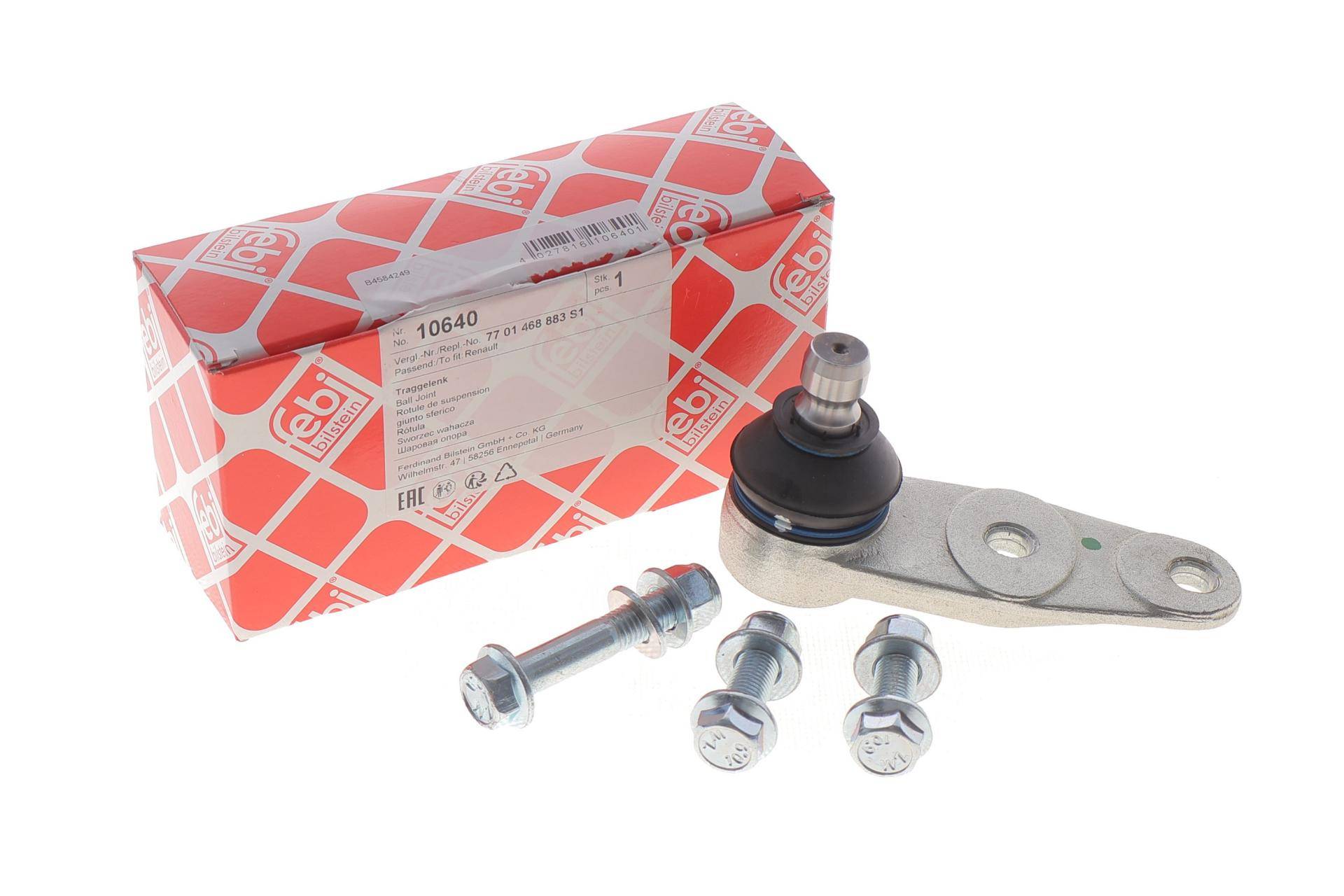 Опора кульова (передня/знизу) Renault Kangoo 97- (болт 12мм)