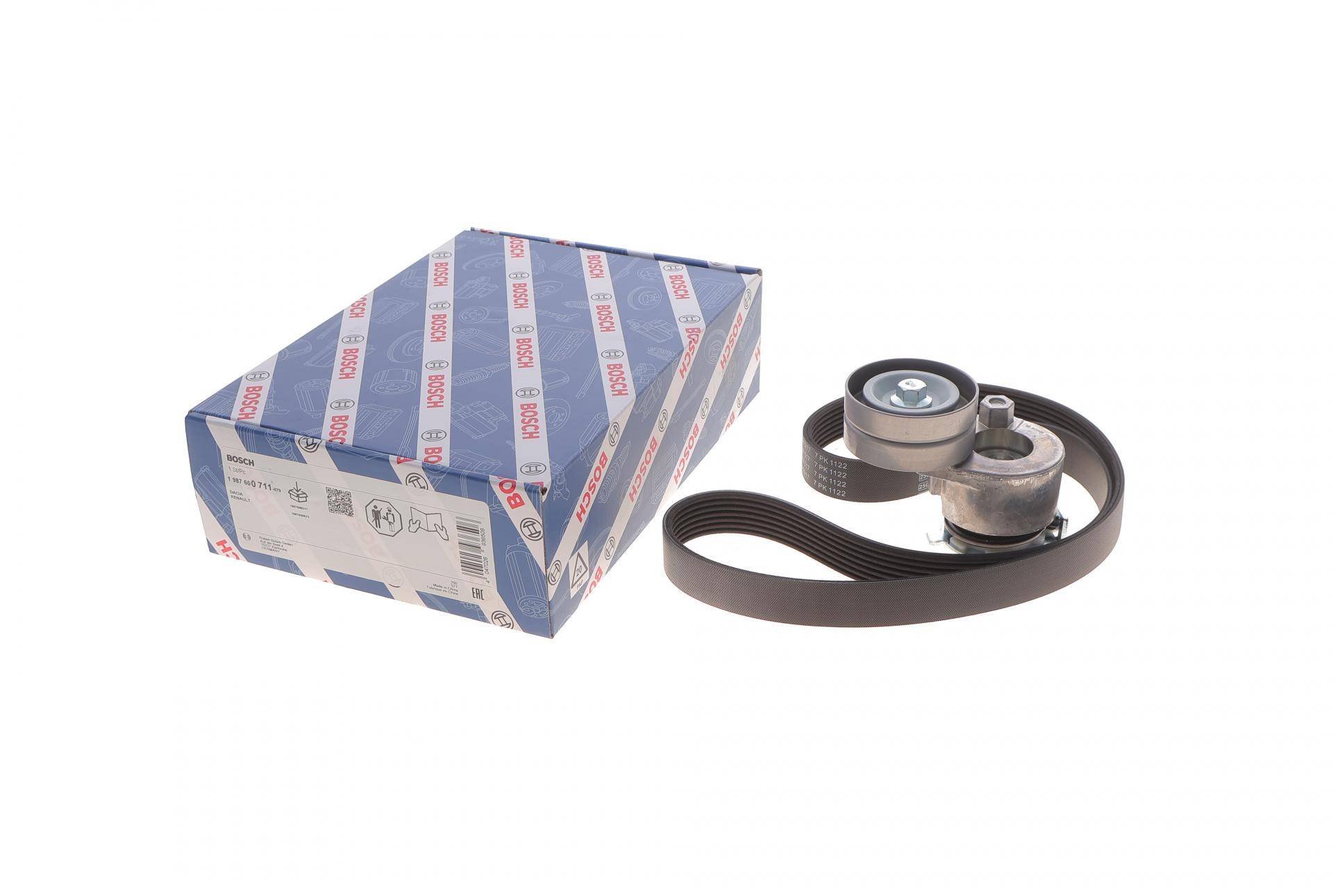 Комплект ременя генератора Renault Megane/Scenic 1.9 dCi/2.0 16V 03- (7PK1125)