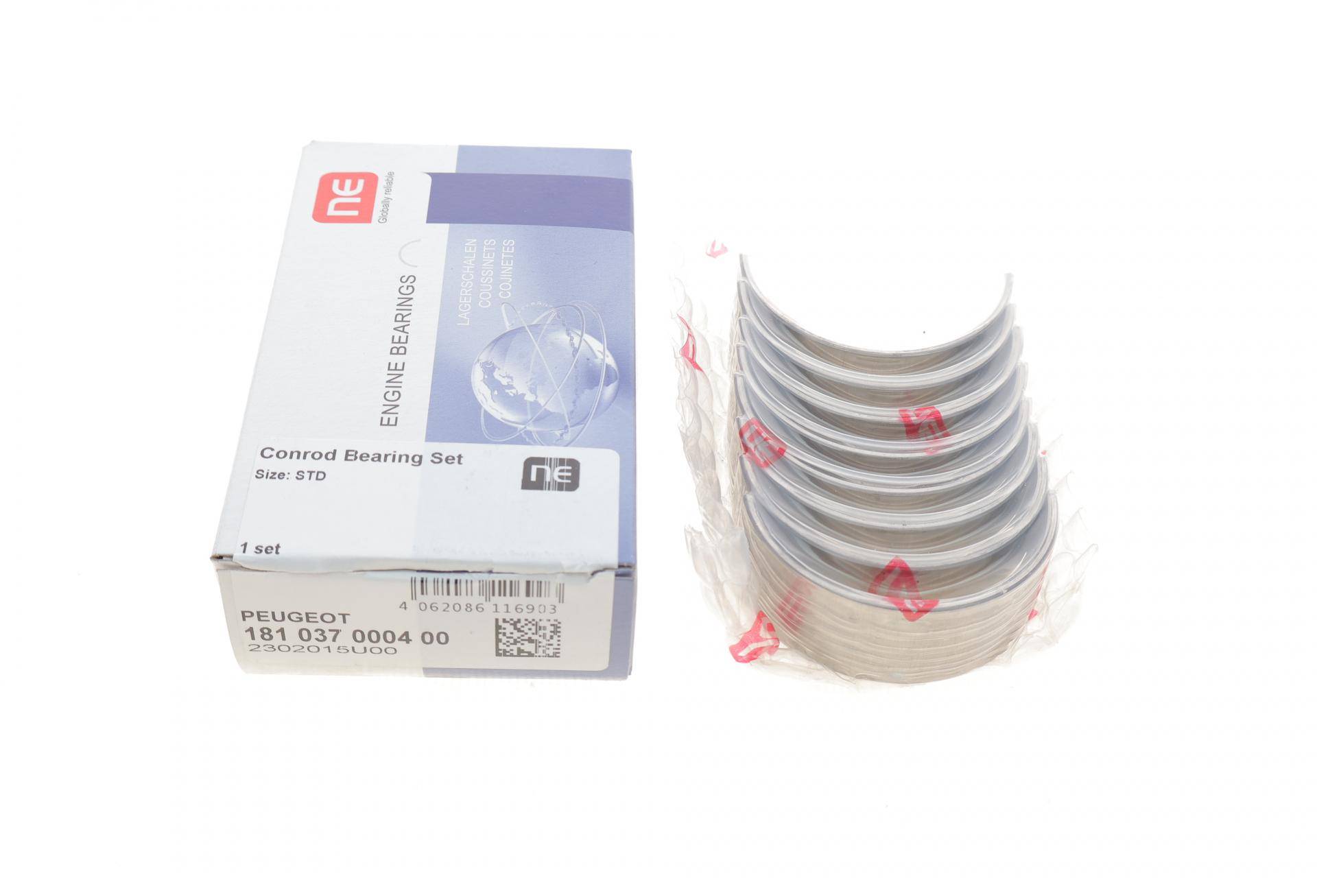 Вкладиші шатунні Citroen Berlingo/Jumper/Peugeot Boxer/Expert 1.9D (STD) = 6137530000