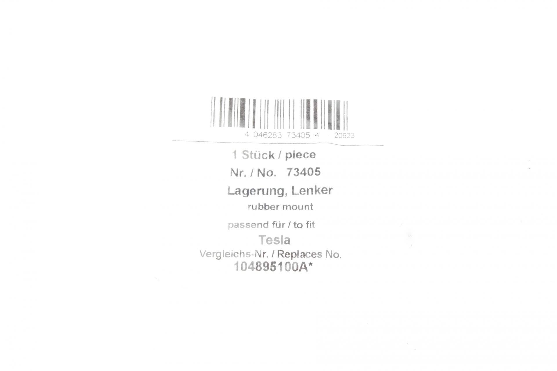 Сайлентблок важеля (переднього/знизу/ззаду) Tesla Model S 12-/Model X 15-