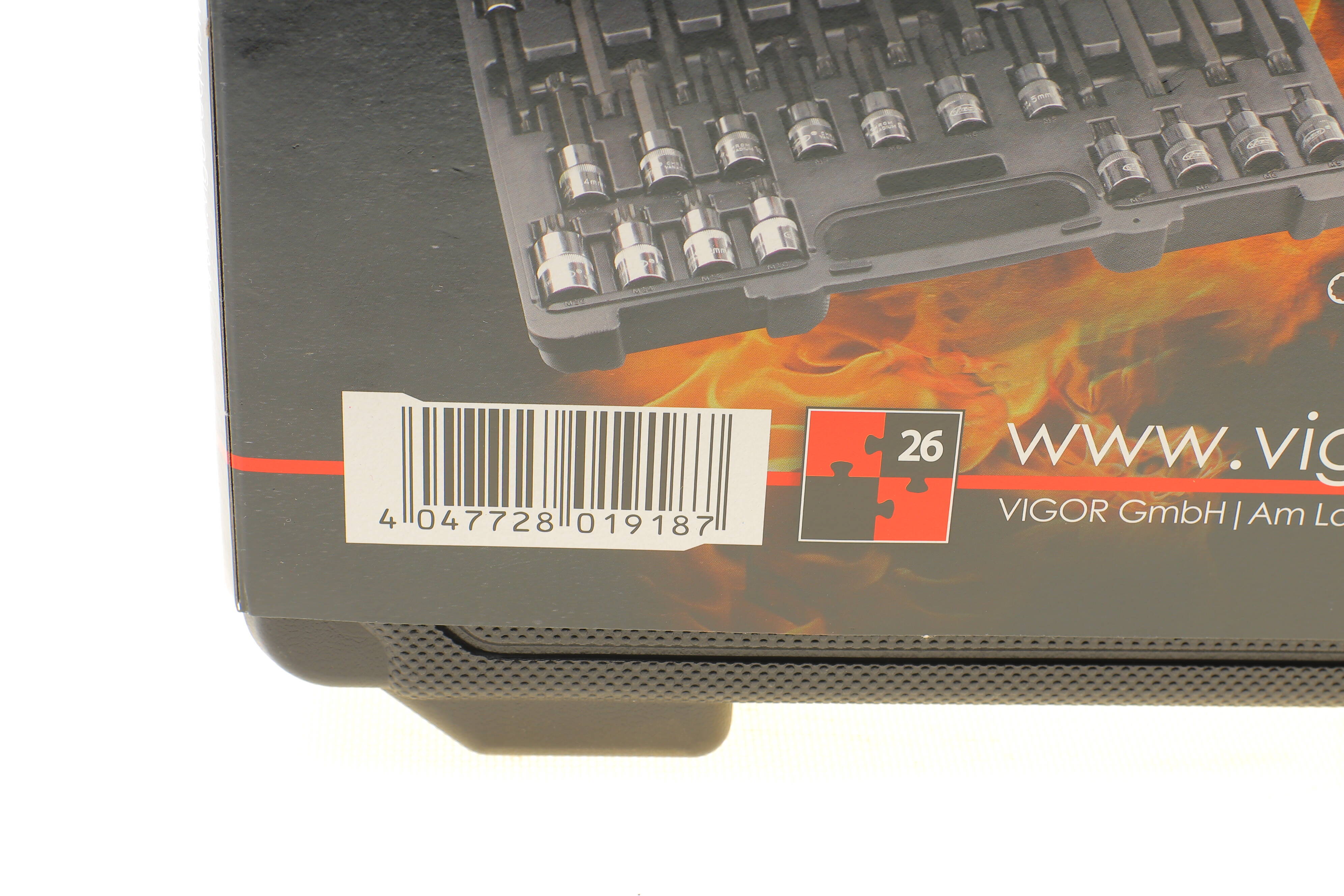 Набір головок 1/2" зі вставками XZN 26 од.