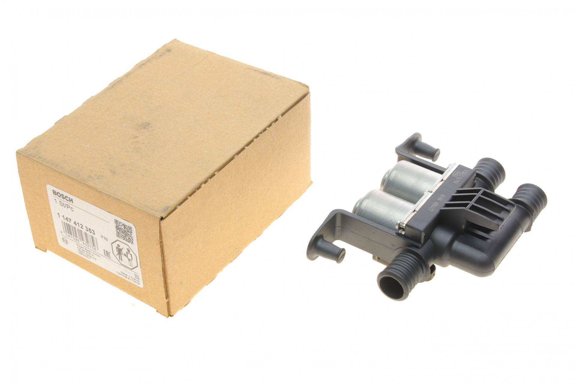 Кран пічки BMW 5 (E60)/6 (E63)/7 (E66) 2.0-6.0 01-10 M47/M54/M57/N46/N47/N52/N53/N54/N62/N74