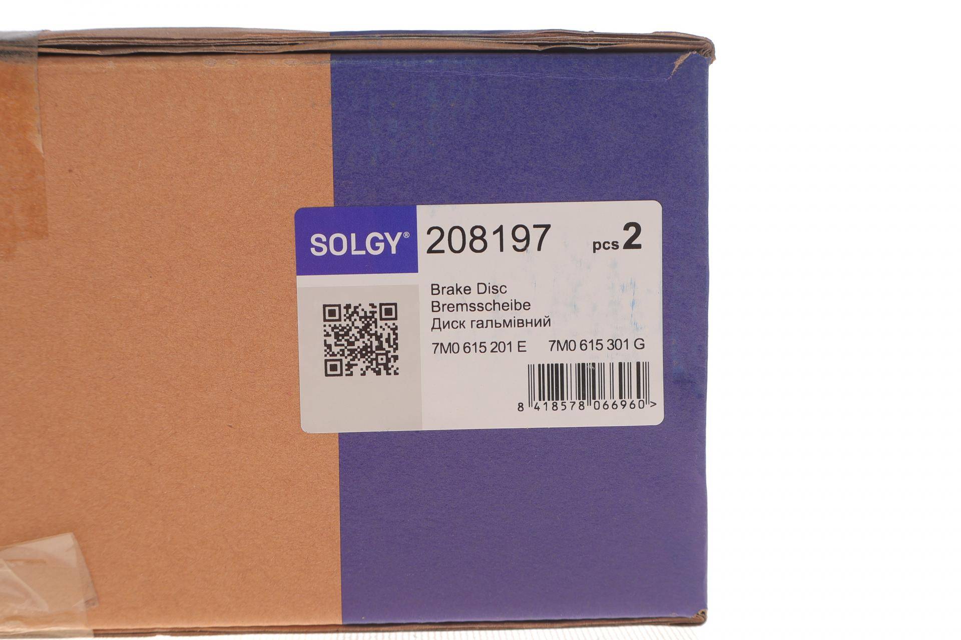 Диск гальмівний (передній) VW Sharan 95-10/Ford Galaxy 95-06 (288x25)