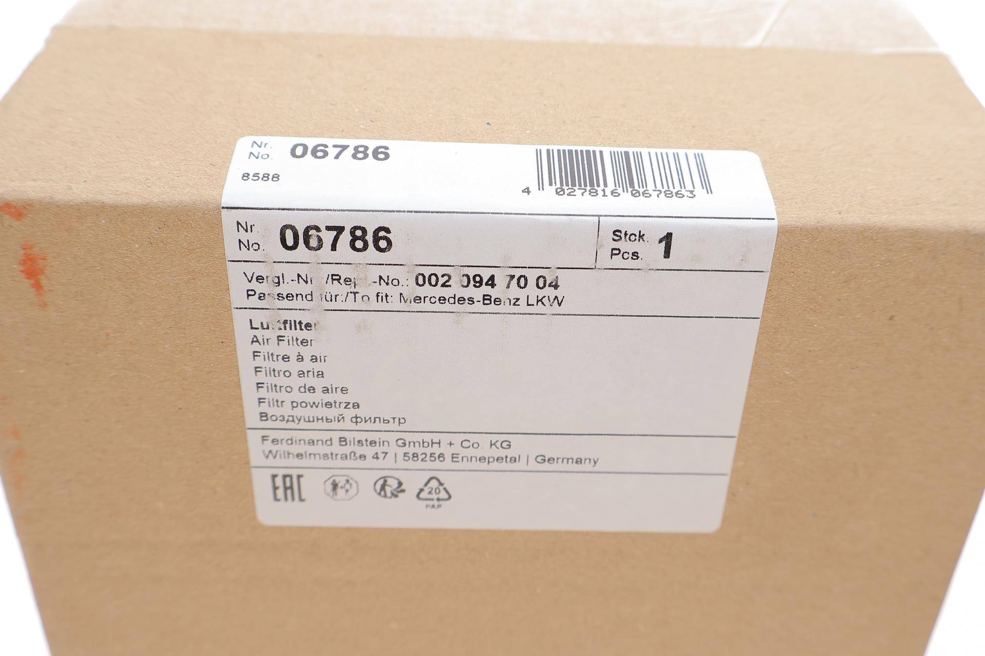 Фільтр повітряний MB 207-410D (OM616)