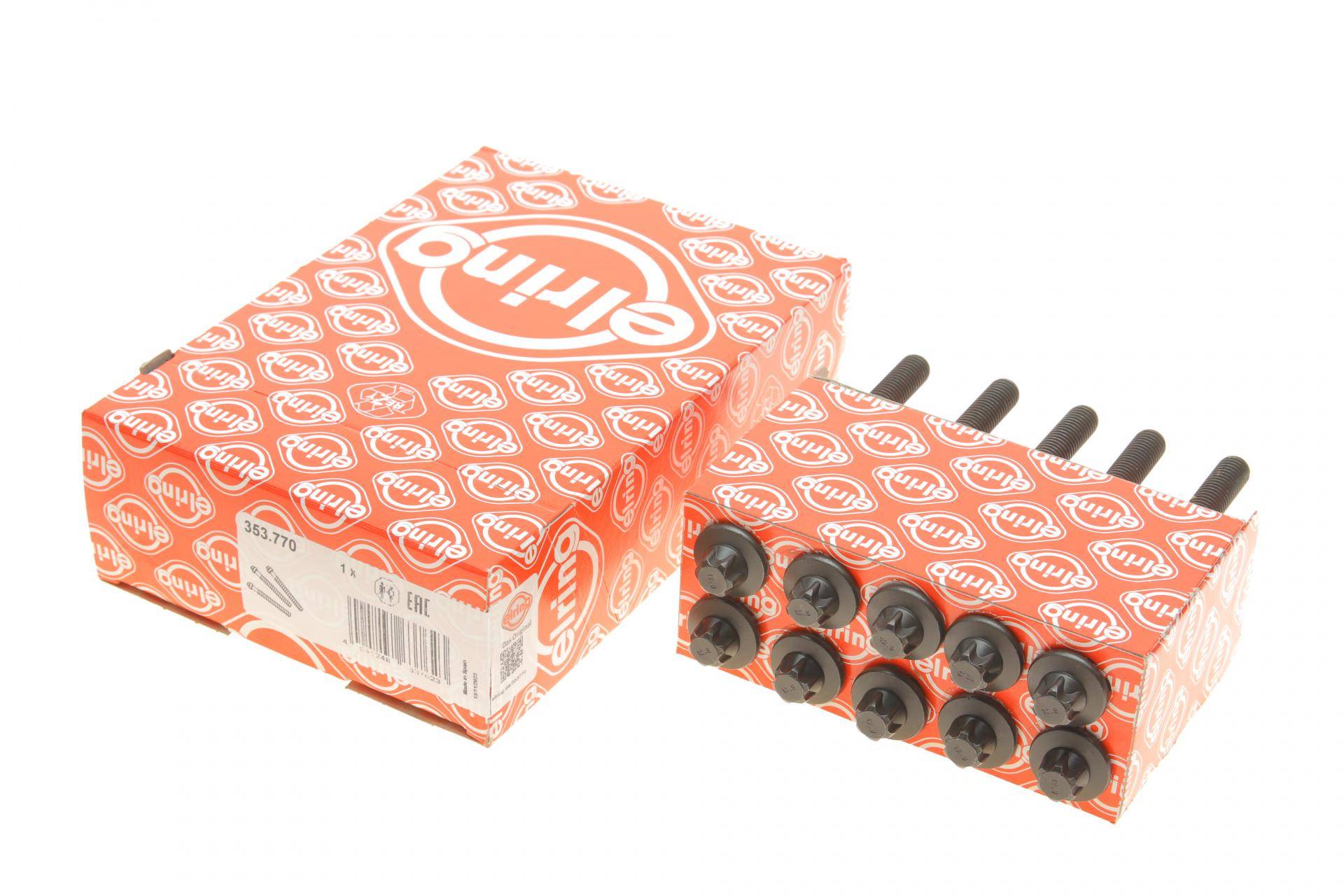 Болти головки (к-кт 10шт.) Citroen C3/C4/Peugeot 206/307 1.4 16V 03- (M10x1.5x117)