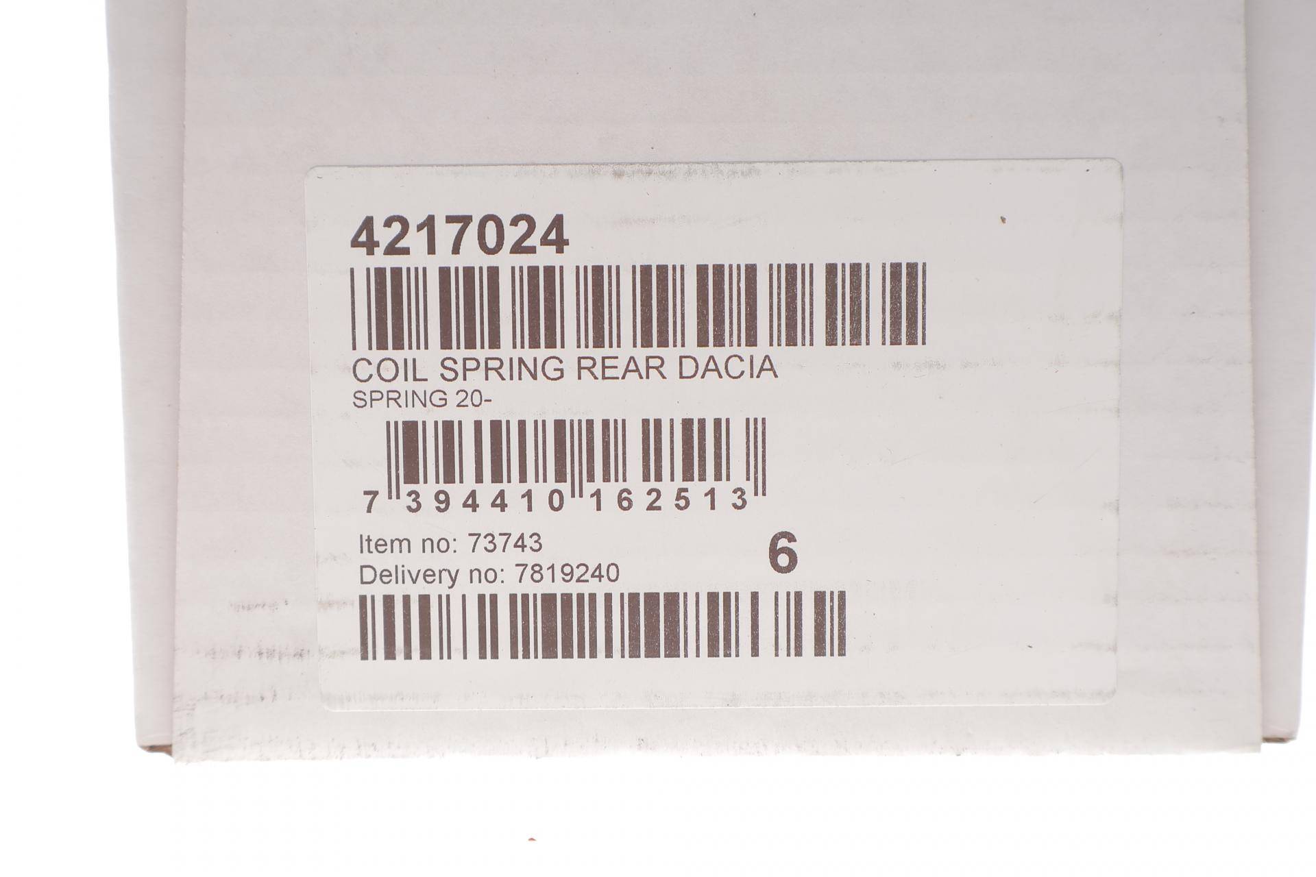 Пружина (задня) Dacia Spring EV 20- (хетчбек)