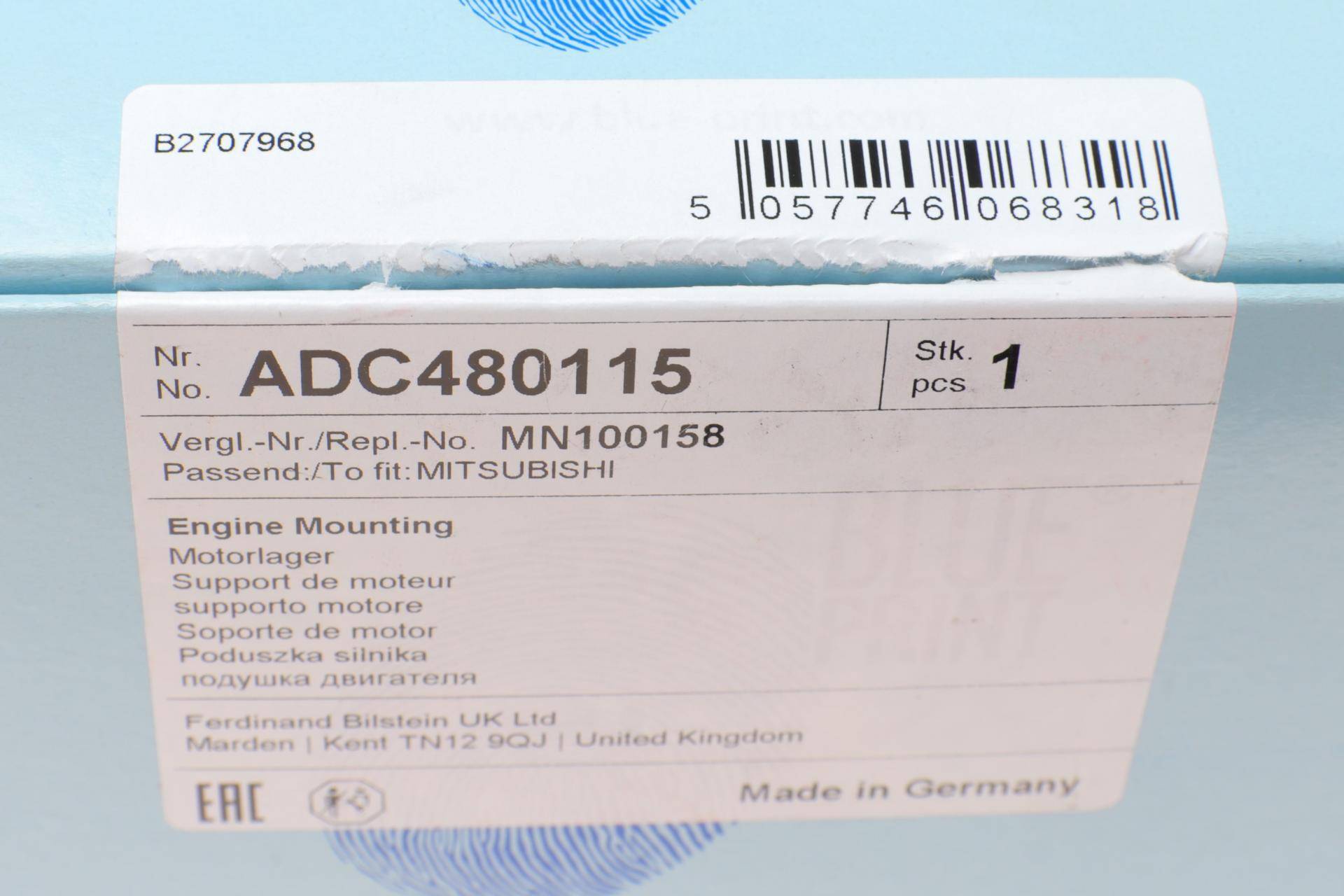 Подушка двигуна (L) Mitsubishi Outlander 2.0-2.4 03-10