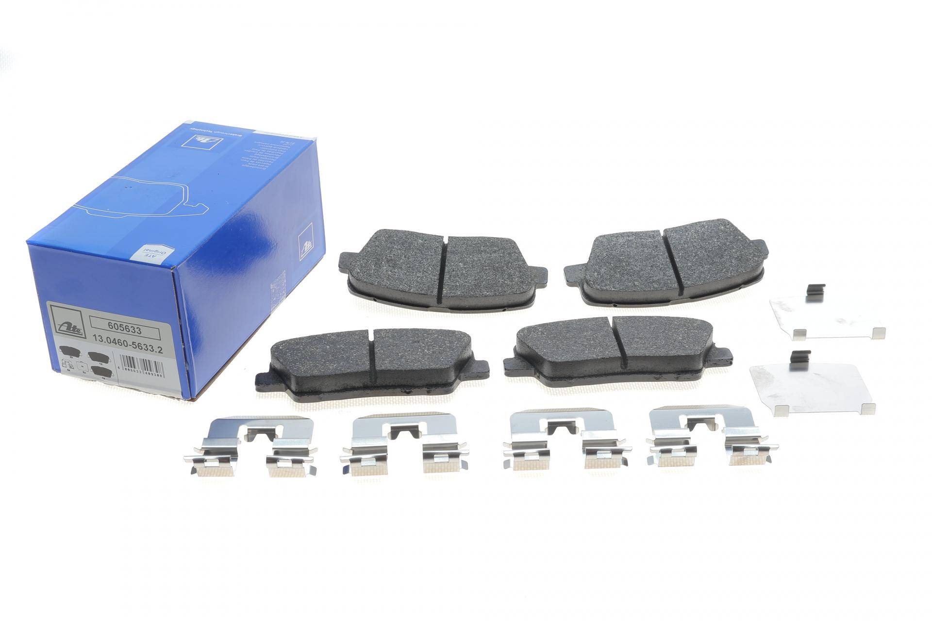 Колодки гальмівні (задні) Hyundai Santa Fe II 06-/Kia Sorento II 09- (Akebono)