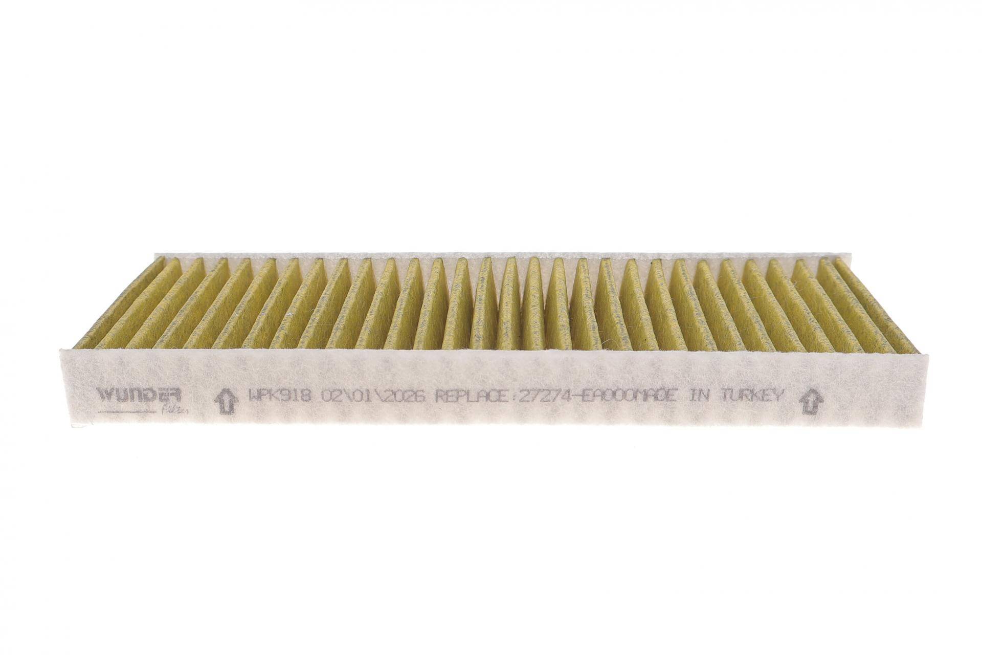 Фільтр салону Nissan Navara/Pathfinder 2.5dCi/3.0dCi/4.0 05- (к-кт 2шт.) (вугільний)