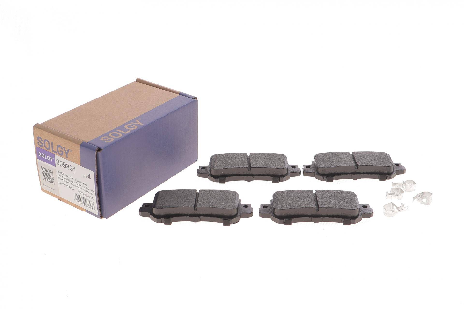 Колодки гальмівні (задні) Mazda CX-3 15-/CX-5 11-17