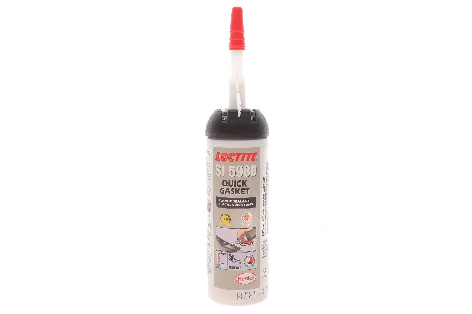 LOCTITE SI 5980, 100ML Герметик силіконовий (чорний) (маслостійкий) (-55°C до +200°C) заміна для SI 5970
