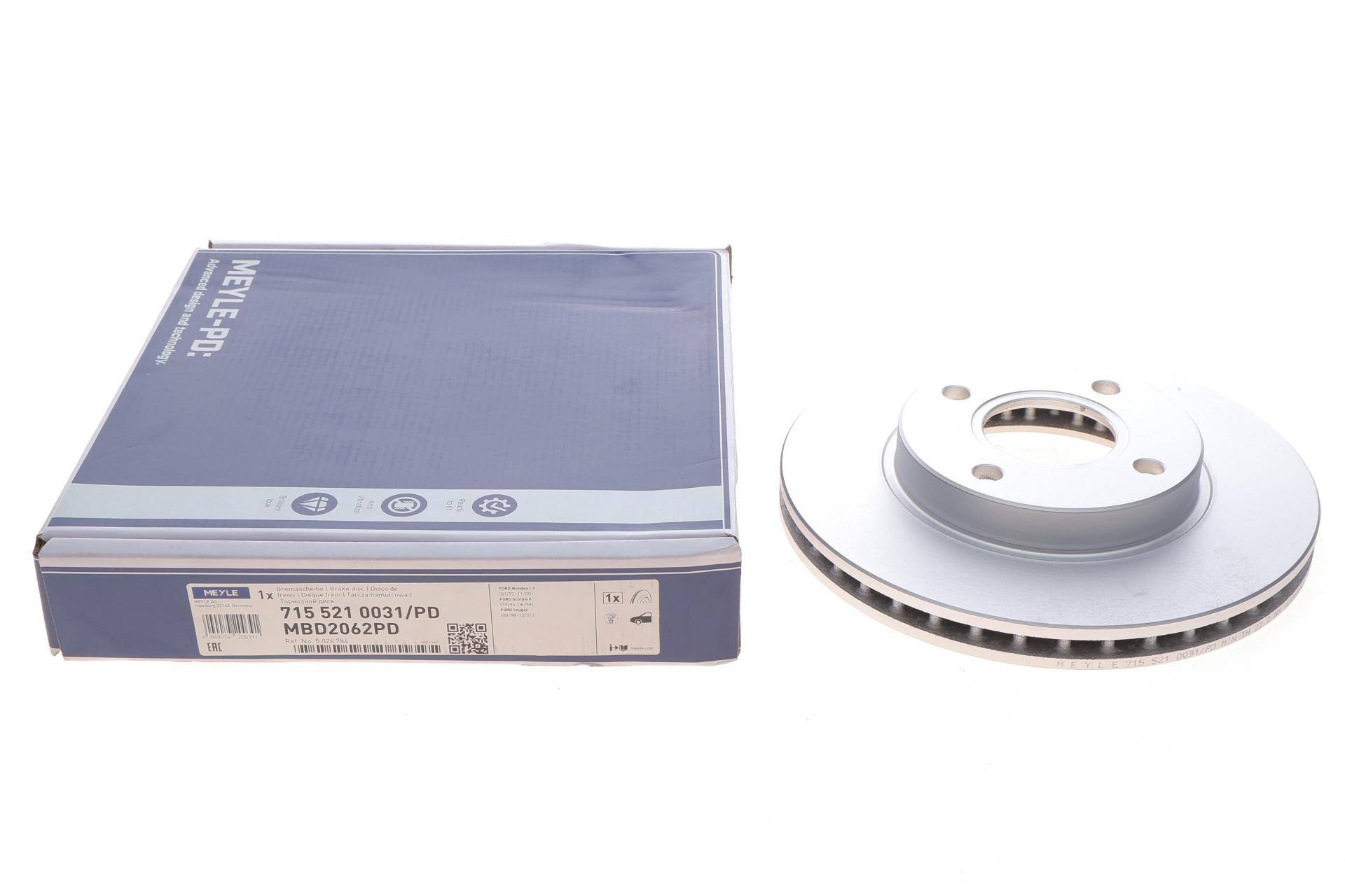 Диск гальмівний (передній) Ford Focus/Mondeo/Scorpio 1.6-2.9 93-00 (260x24)