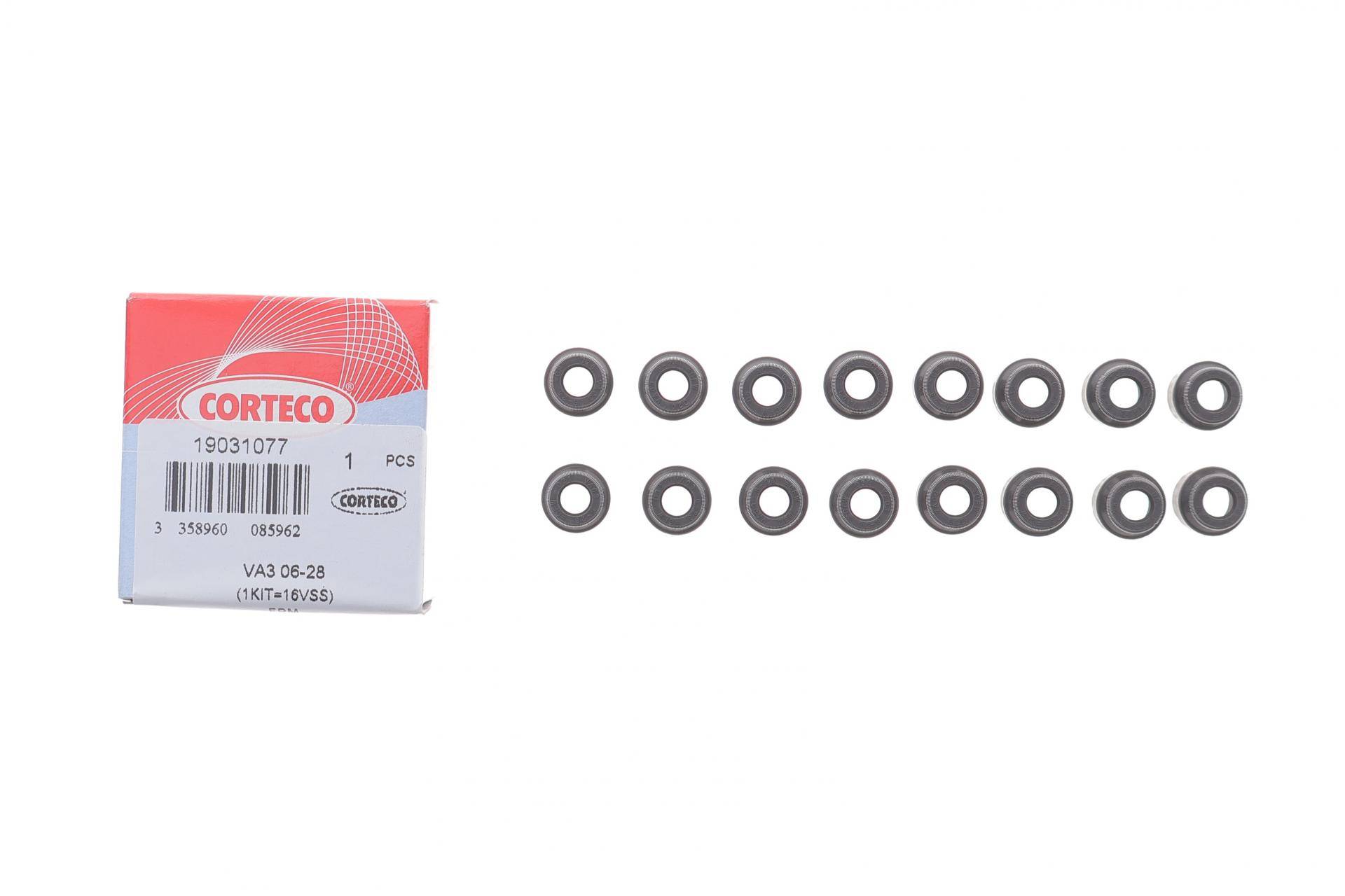 Сальник клапана (впуск/випуск) MB OM651/Opel Combo/Fiat Doblo 1.3JTD 09- (к-кт 16шт)