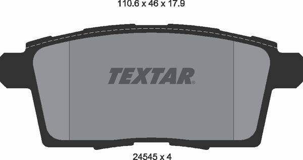 Колодки гальмівні (задні) Mazda CX-7 2.2-2.5 06-