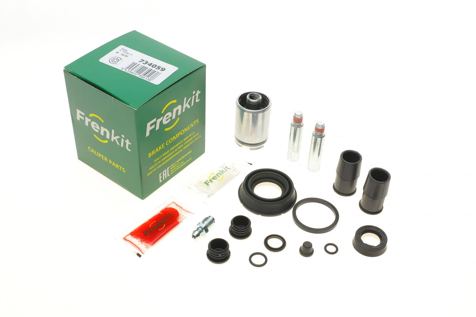 Ремкомплект супорта (заднього) Honda Civic IX 12- (d=34mm) (+ поршень/направляюча) (Ate) SuperKit