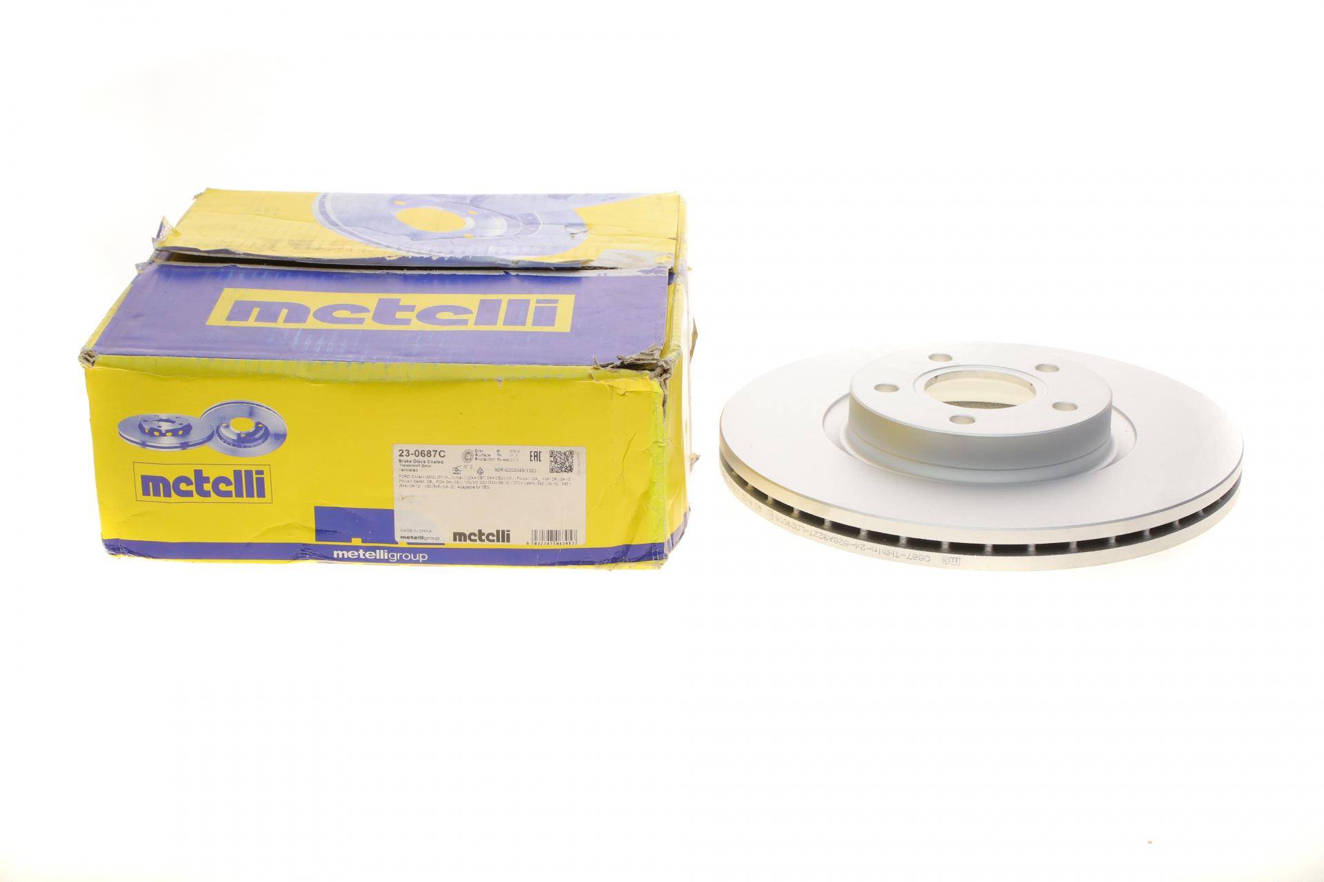 Диск гальмівний (передній) Ford C-Max/Kuga 07-/Focus 04-/Connect 13-/Volvo (300x25) (з покр) (вент)