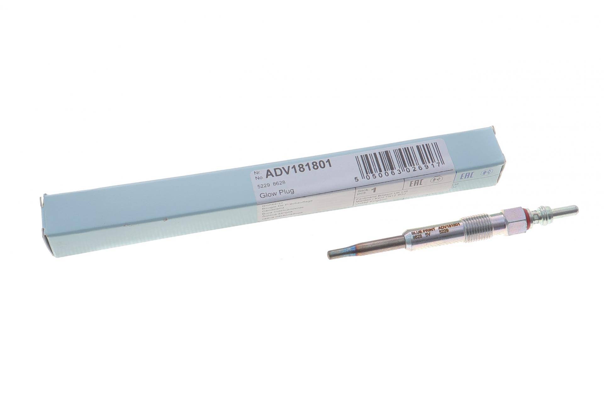 Свічка розжарювання VW T5/Caddy III 1.9TDI/Crafter (5V)