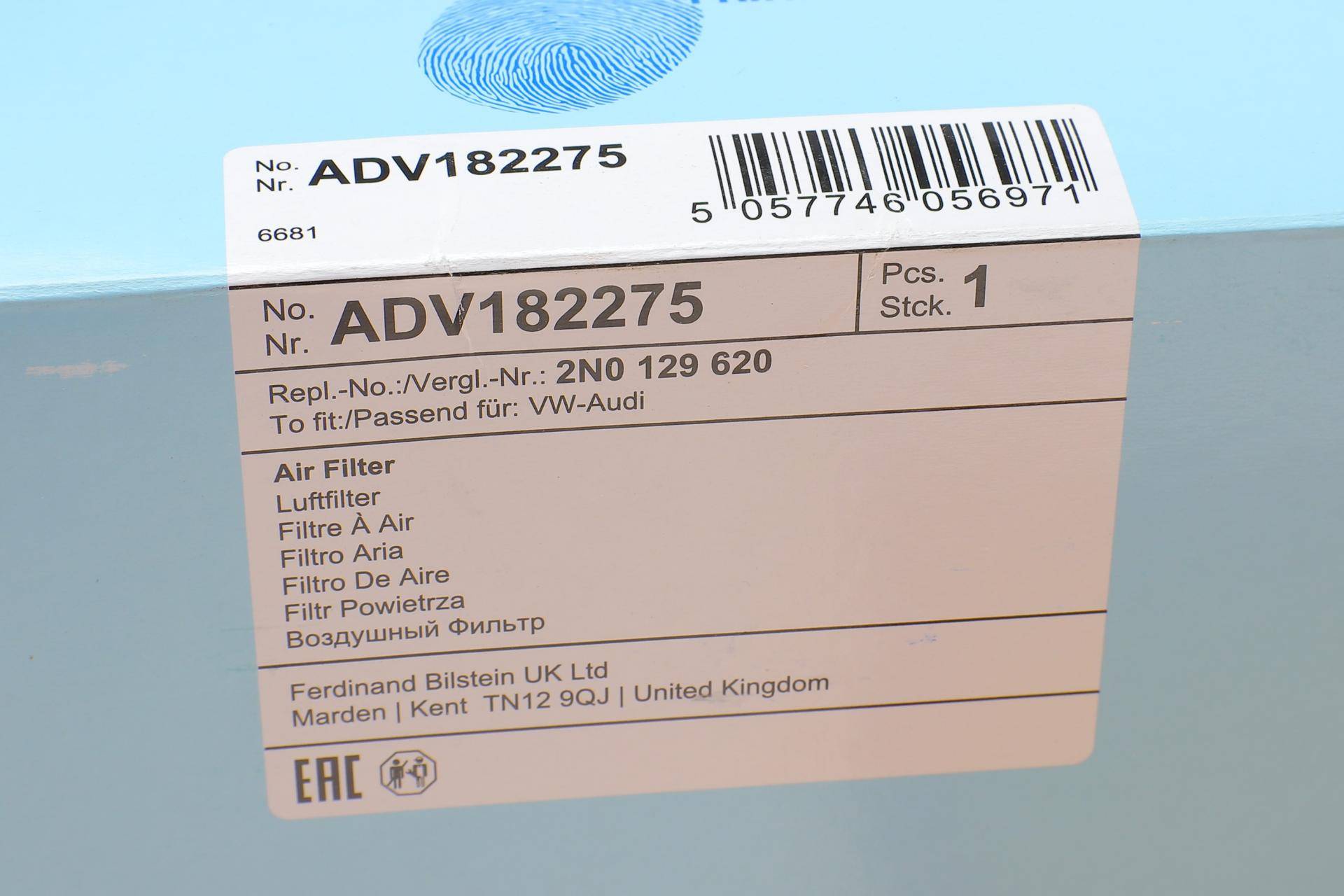 Фільтр повітряний VW Crafter 2.0 TDI 16-