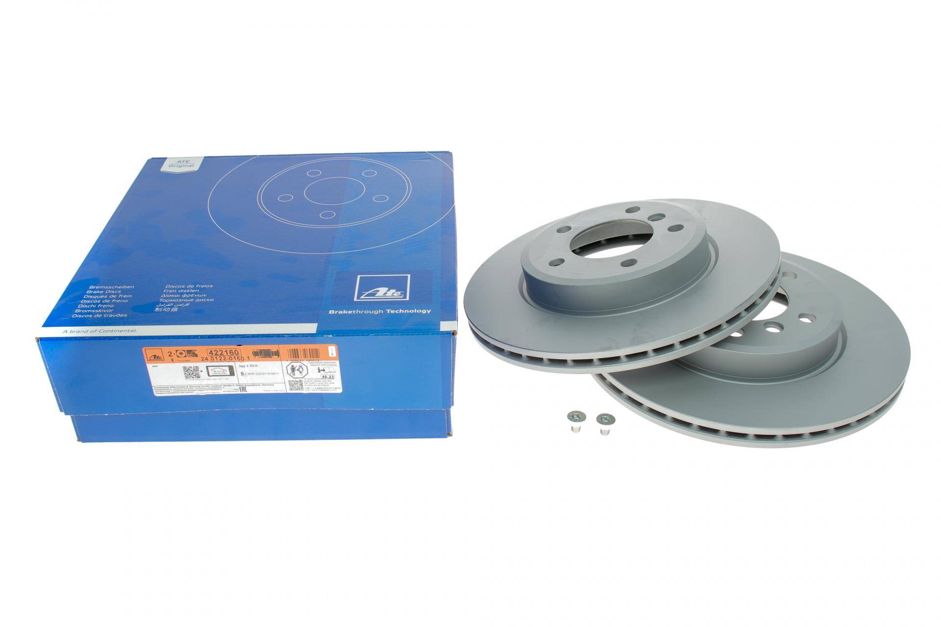 Диск гальмівний (передній) BMW 3 (E46) 97-07 (300x22) (з покр.) (вент.)