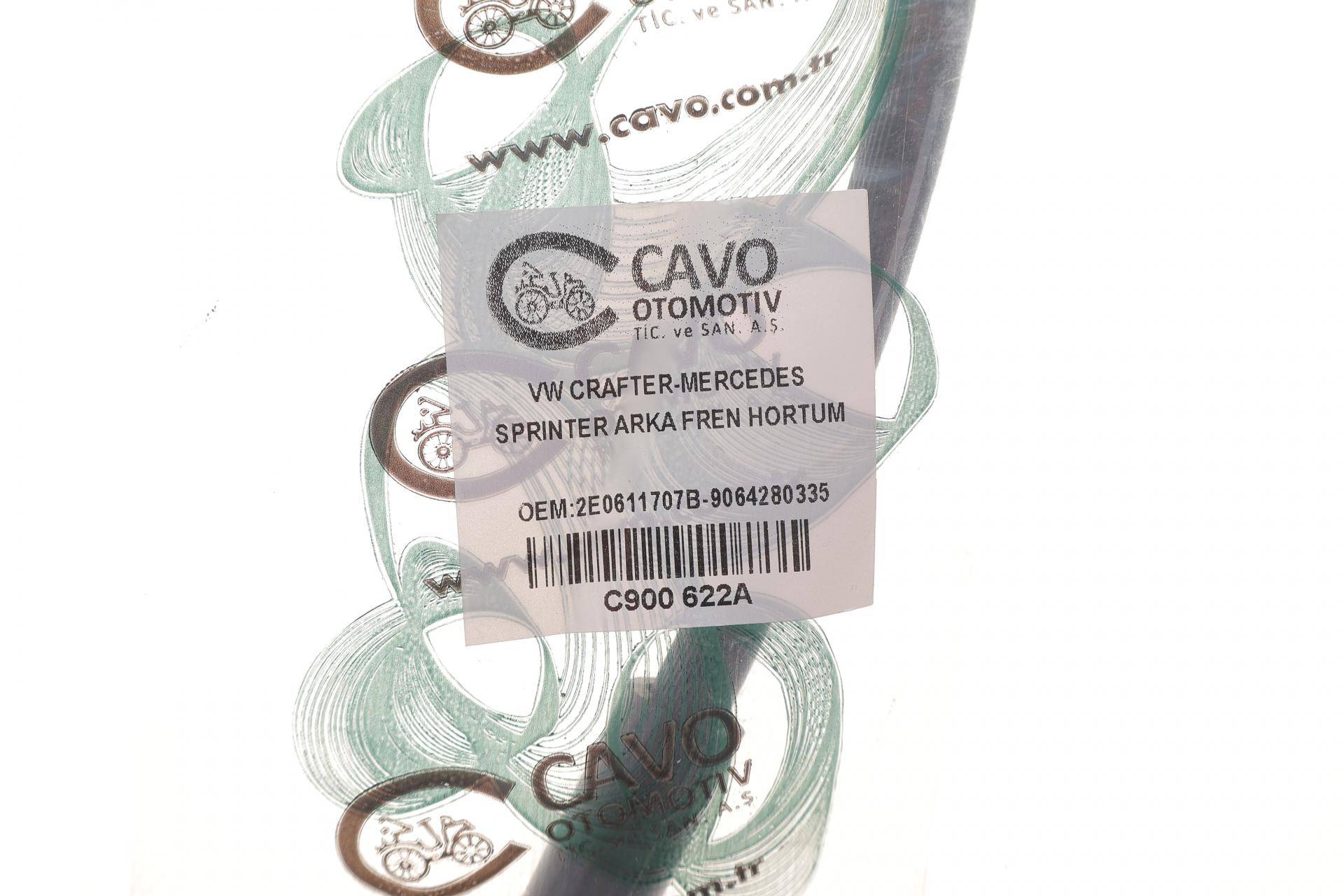 Шланг гальмівний (задній) VW Crafter 50/MB Sprinter 509-519 CDI