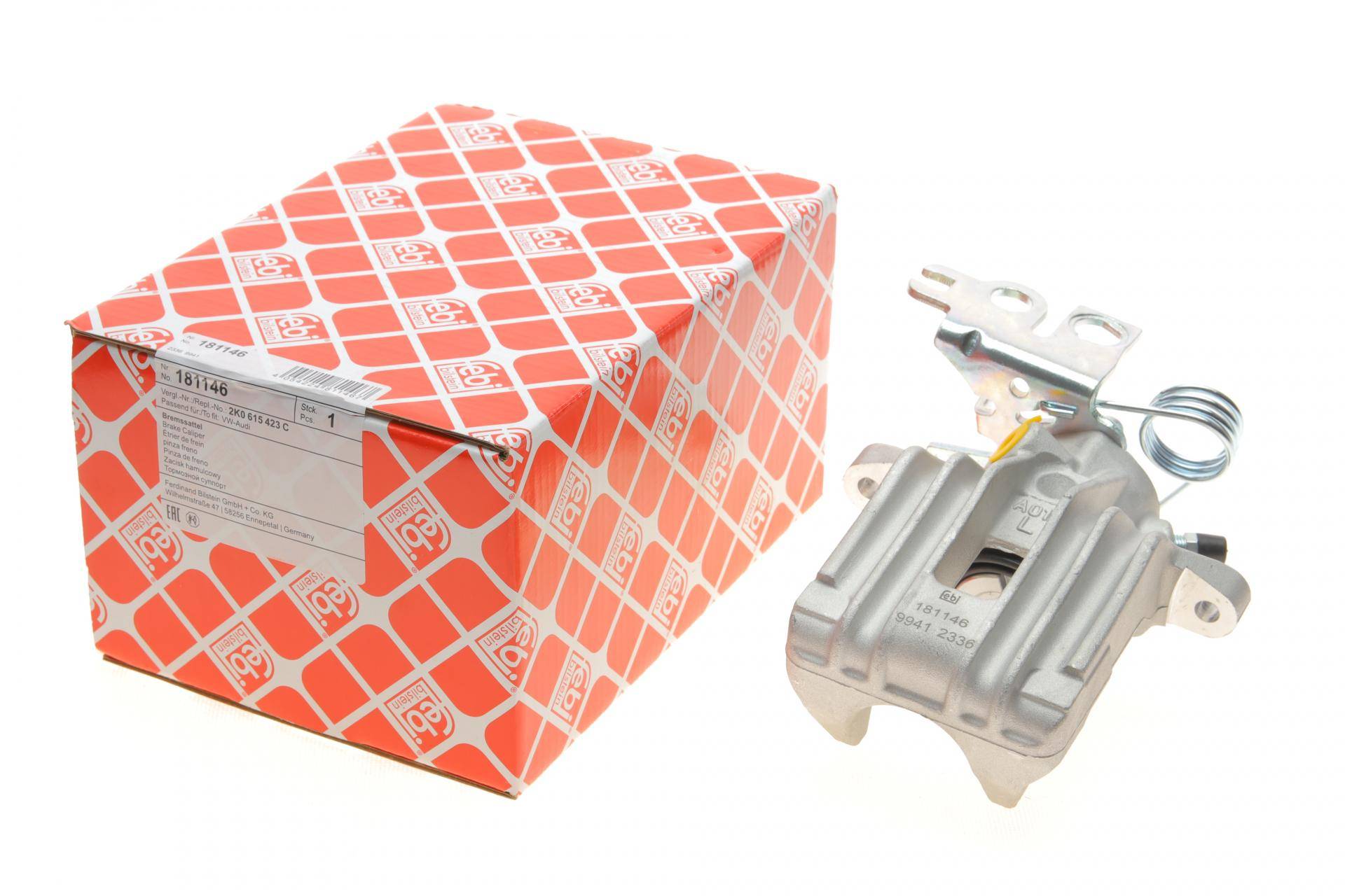 Супорт гальмівний (задній) (L) VW Caddy III 03- (d=38mm)