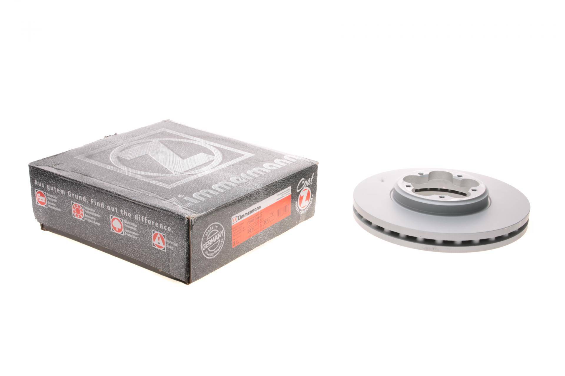 Диск гальмівний (передній) Ford Transit 13- (288x33) (з покриттям)