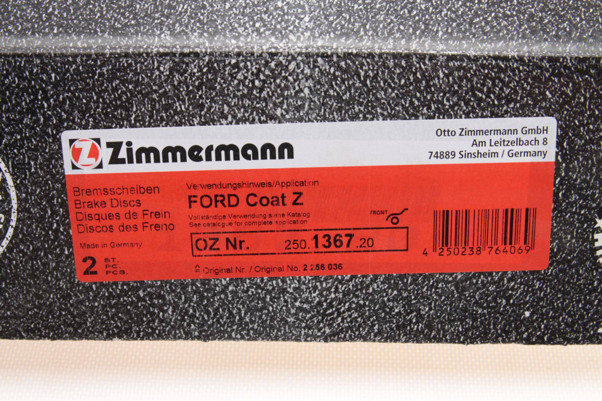 Диск гальмівний (передній) Ford Transit 13- (288x33) (з покриттям)