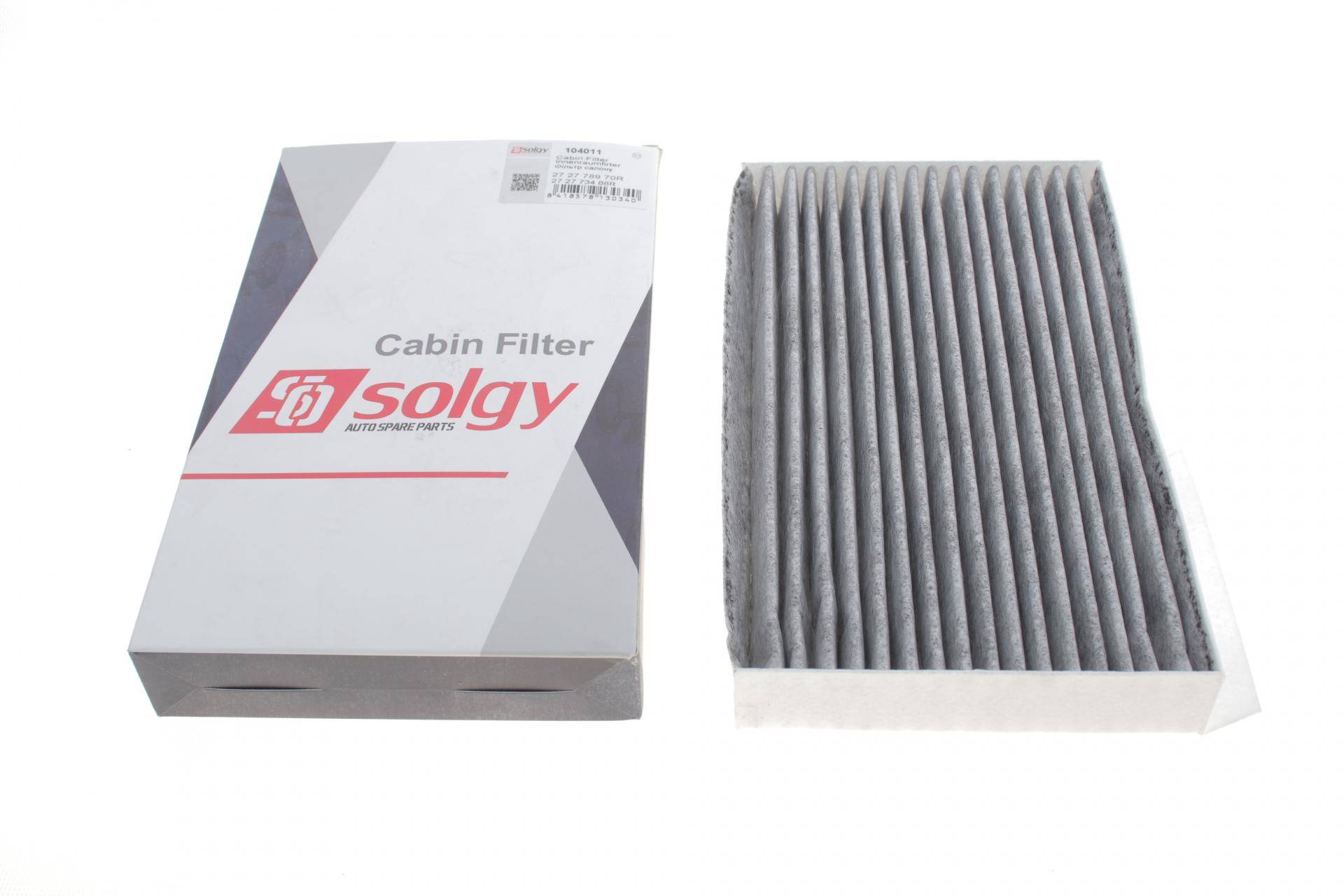 Фільтр салону Renault Megane III 08- (вугільний)