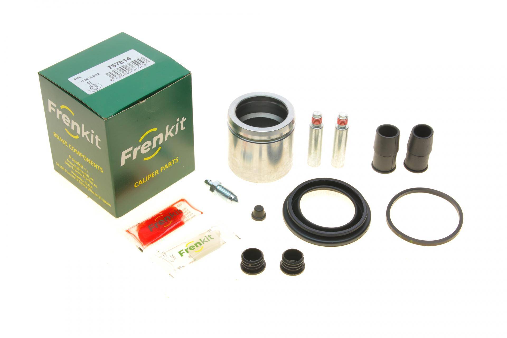 Ремкомплект супорта (переднього) Audi A1//VW Polo 1.0/1.6 TSI 17- (d=57mm) (Mando) (+поршень/направляюча) SuperKit