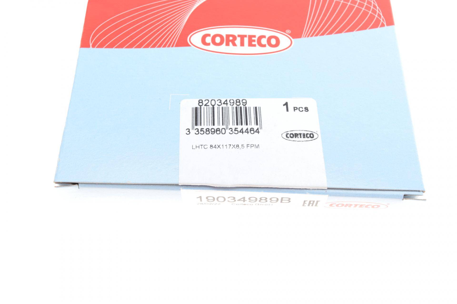 Сальник колінвала (задний) Renault Megane III 1.2/1.4/2.0 TCe/CVT 09- (84x117x8.5)