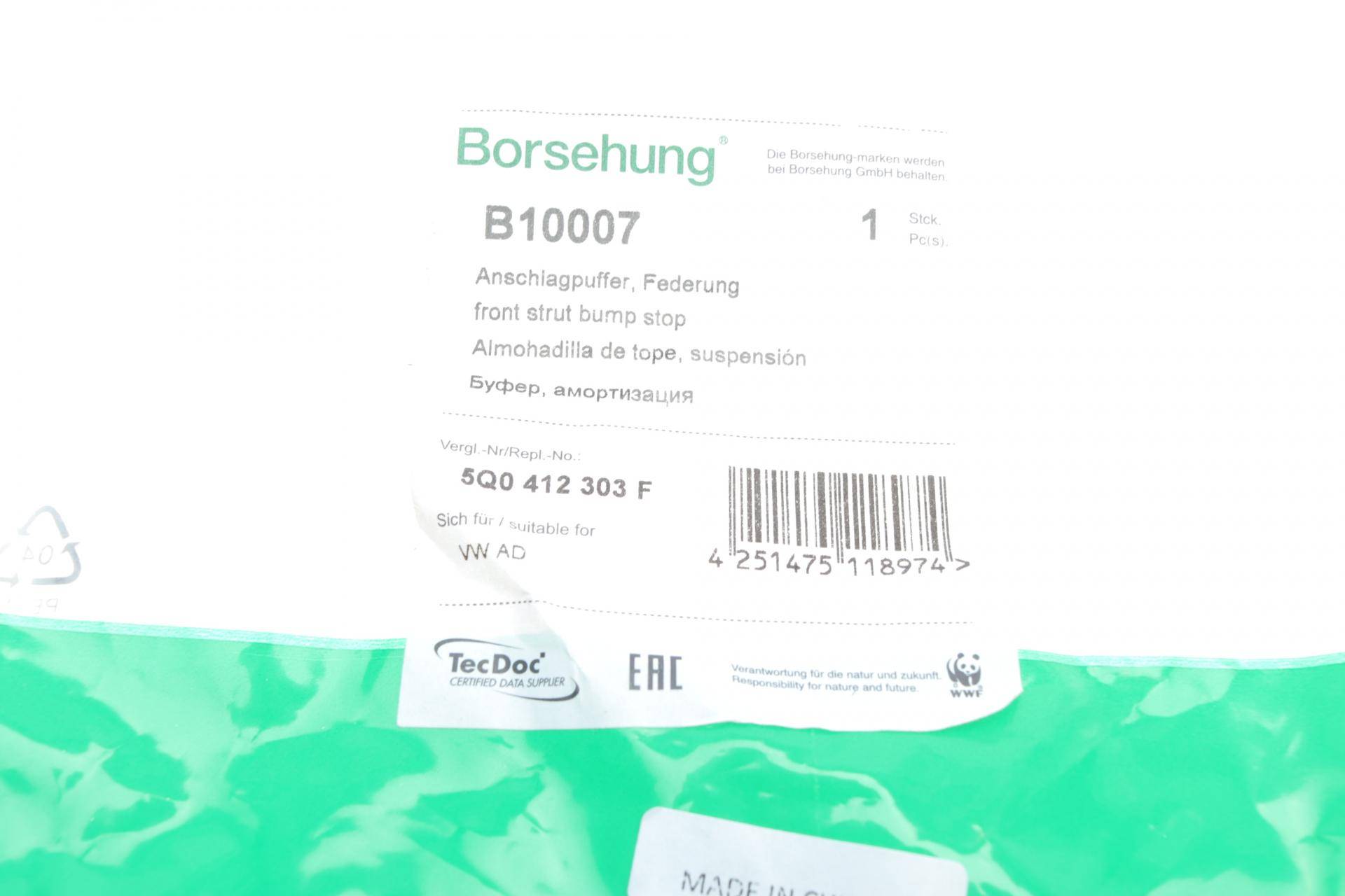 Відбійник амортизатора (переднього) Audi Q3 19- (OE VAG)