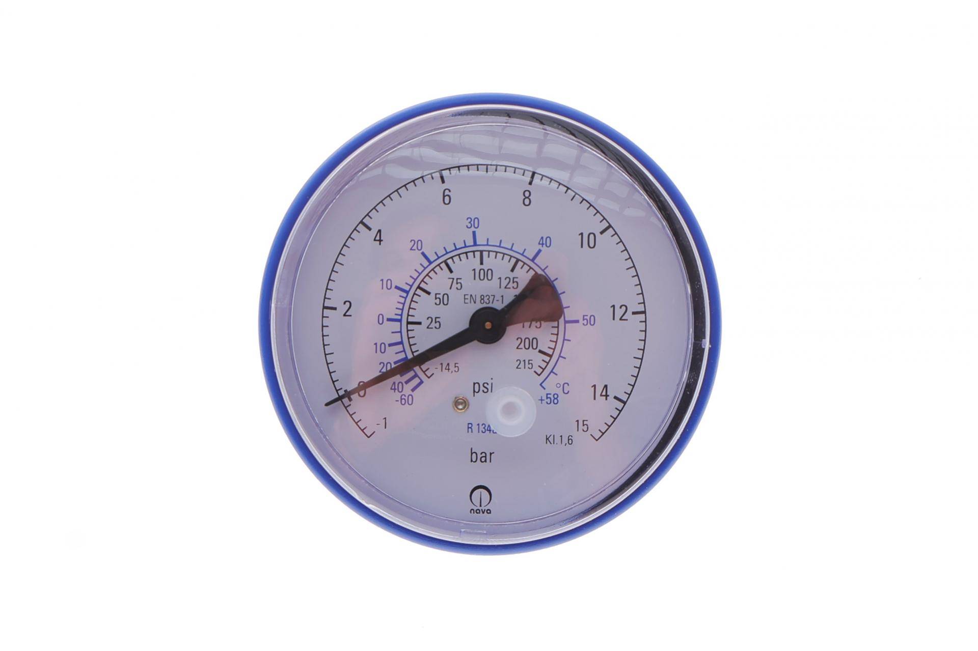 Манометр низького тиску (1:15 бар) для установки з обслуговування кондиціонерів ACX