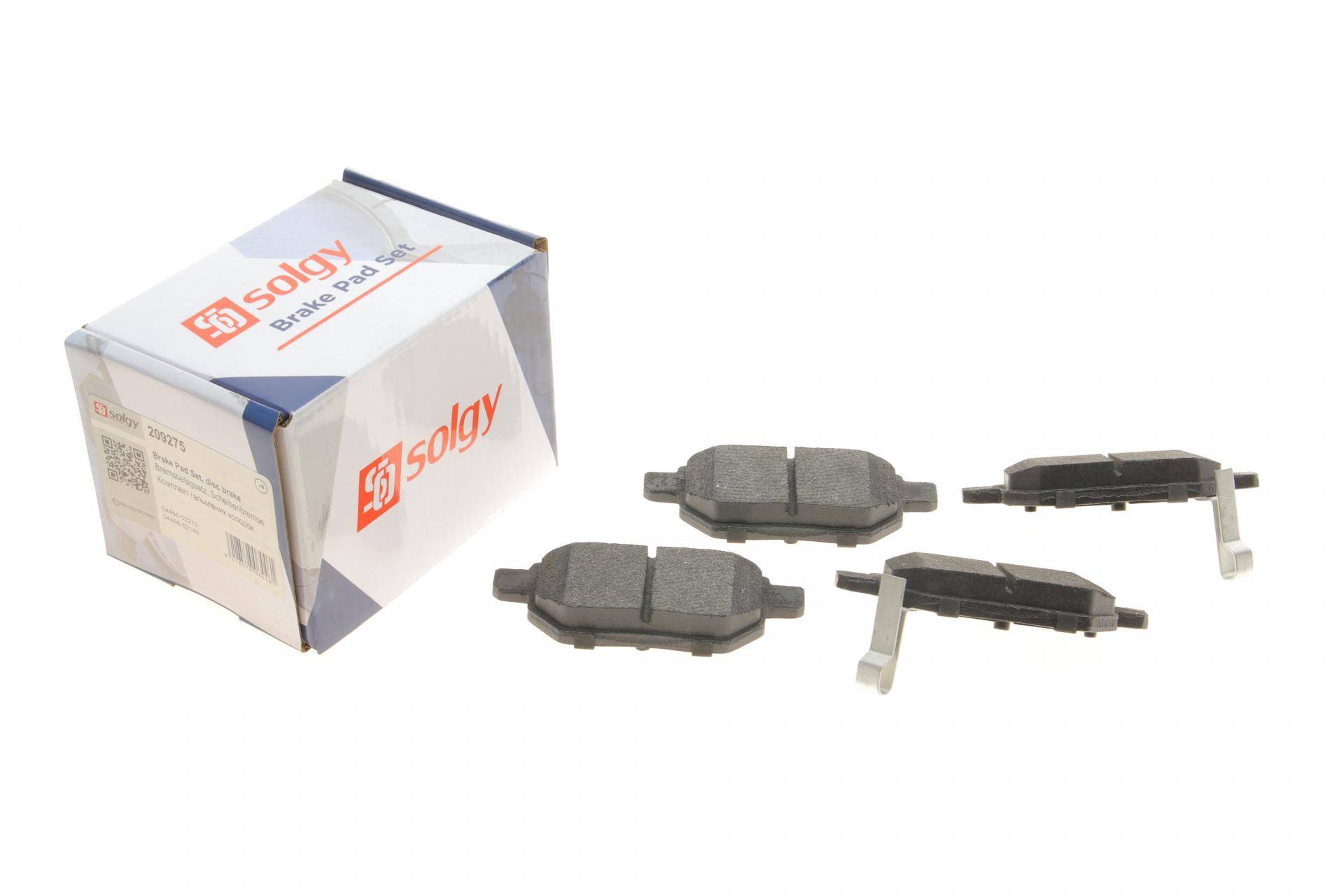 Колодки гальмівні (задні) Toyota Corolla/Auris 06-14/IQ/Urban Cruiser 09-15/Prius 12-/Yaris 05-