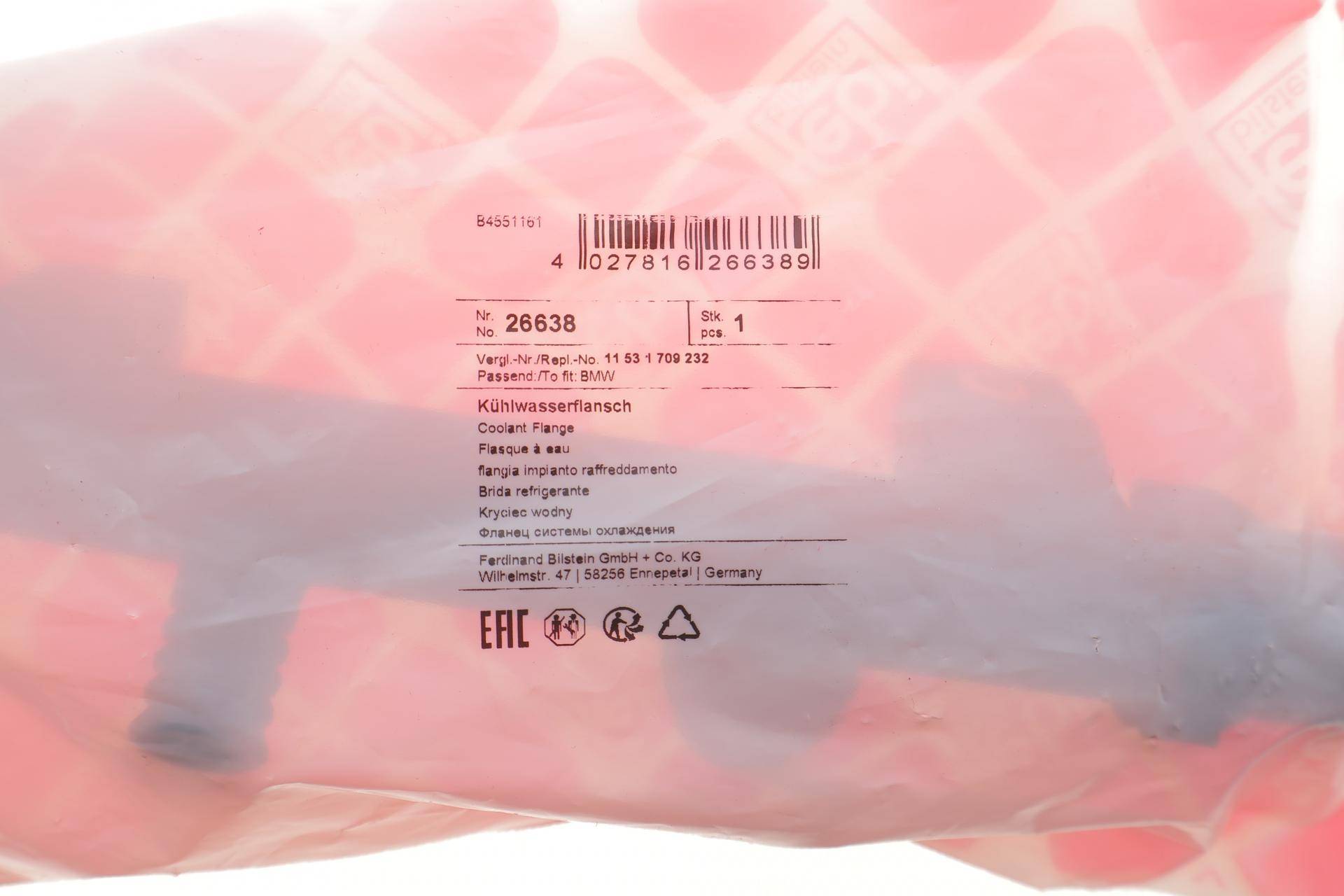 Фланець системи охолодження BMW 3 (E46) 1.6-1.8i 00-06