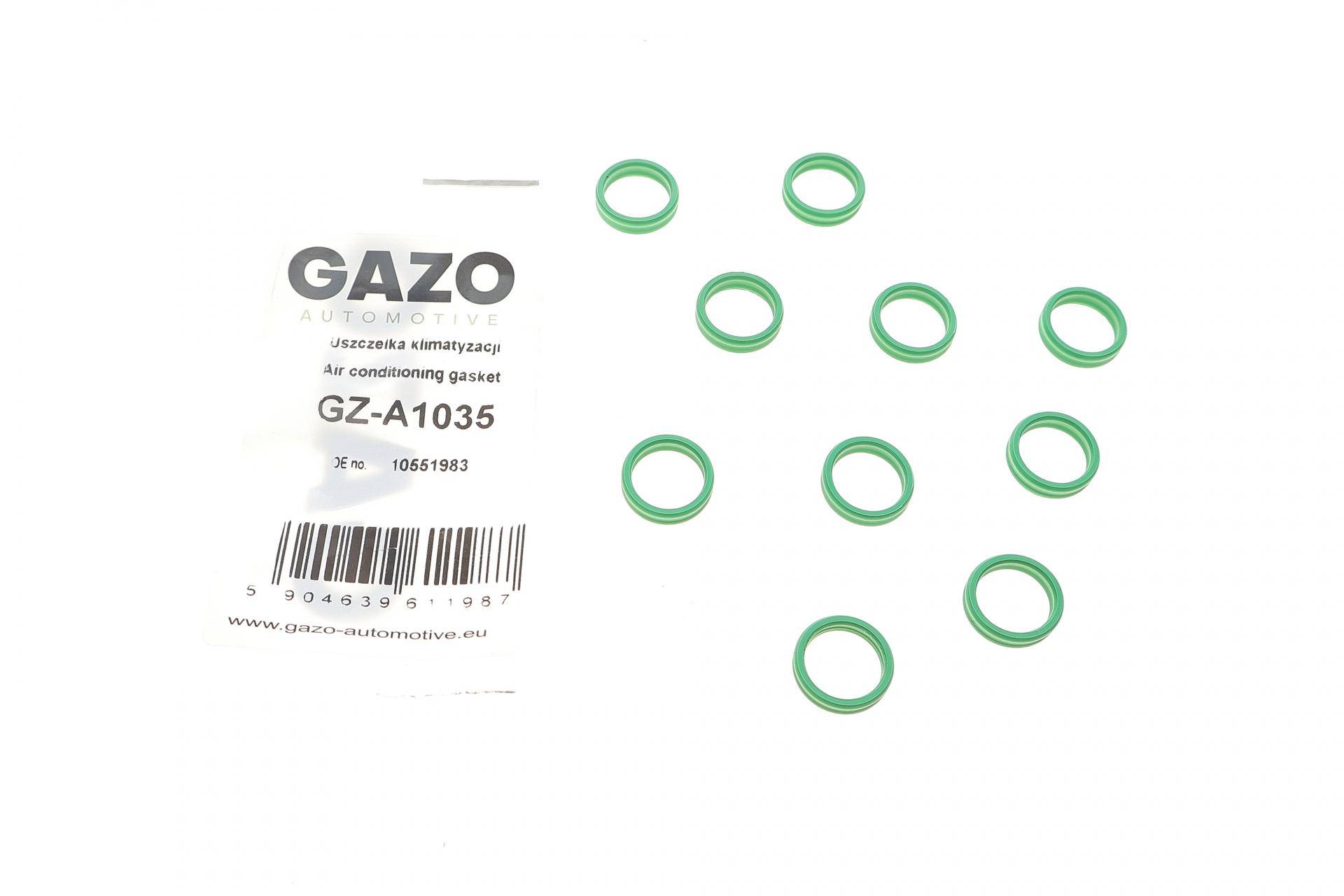 Прокладка системи кондиціонування повітря Fiat Doblo 10- (к-кт)