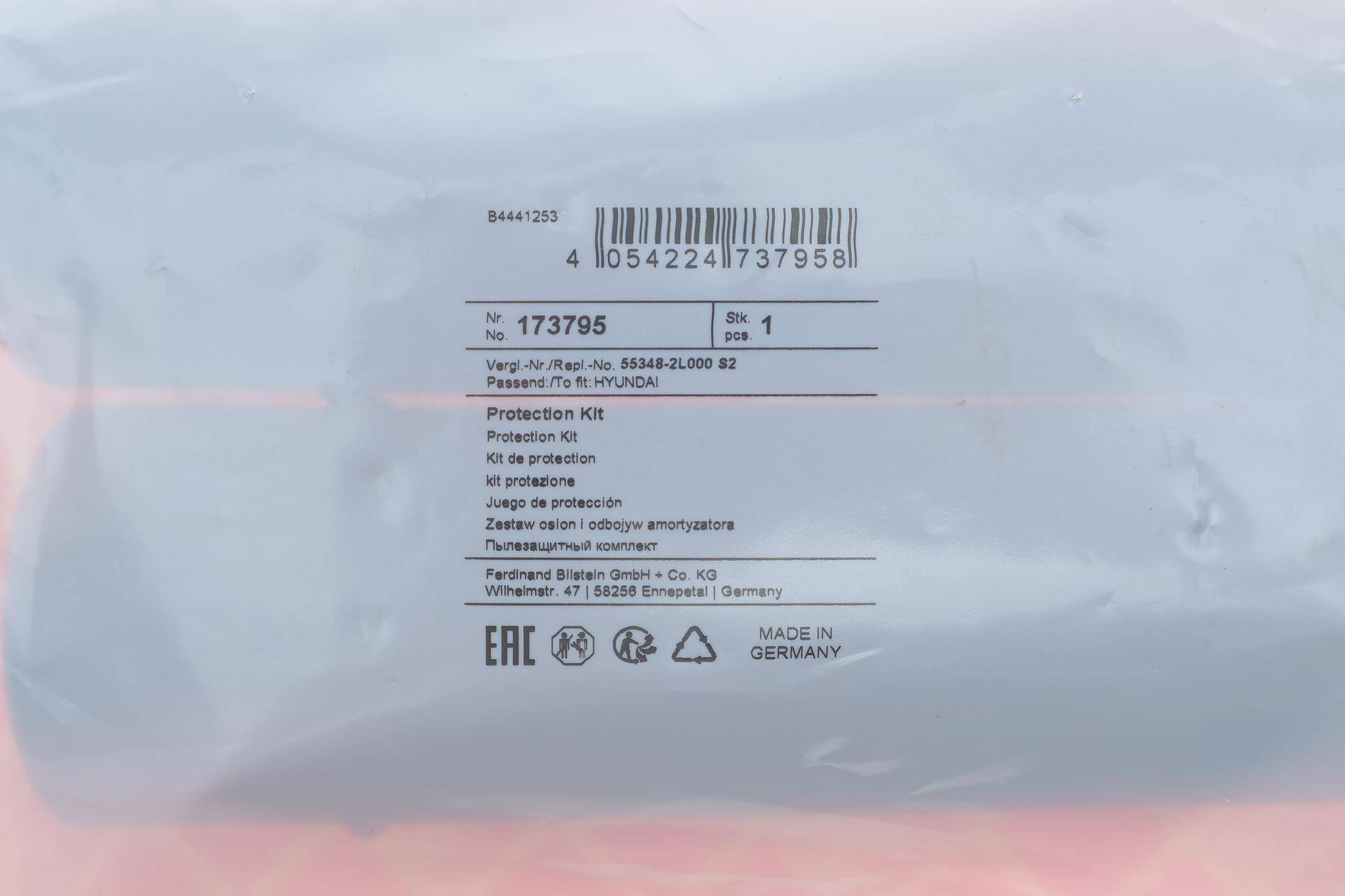 Пильовик + відбійник амортизатора (заднього) Hyundai i10/Kia Picanto 11- (к-кт 2 шт.)