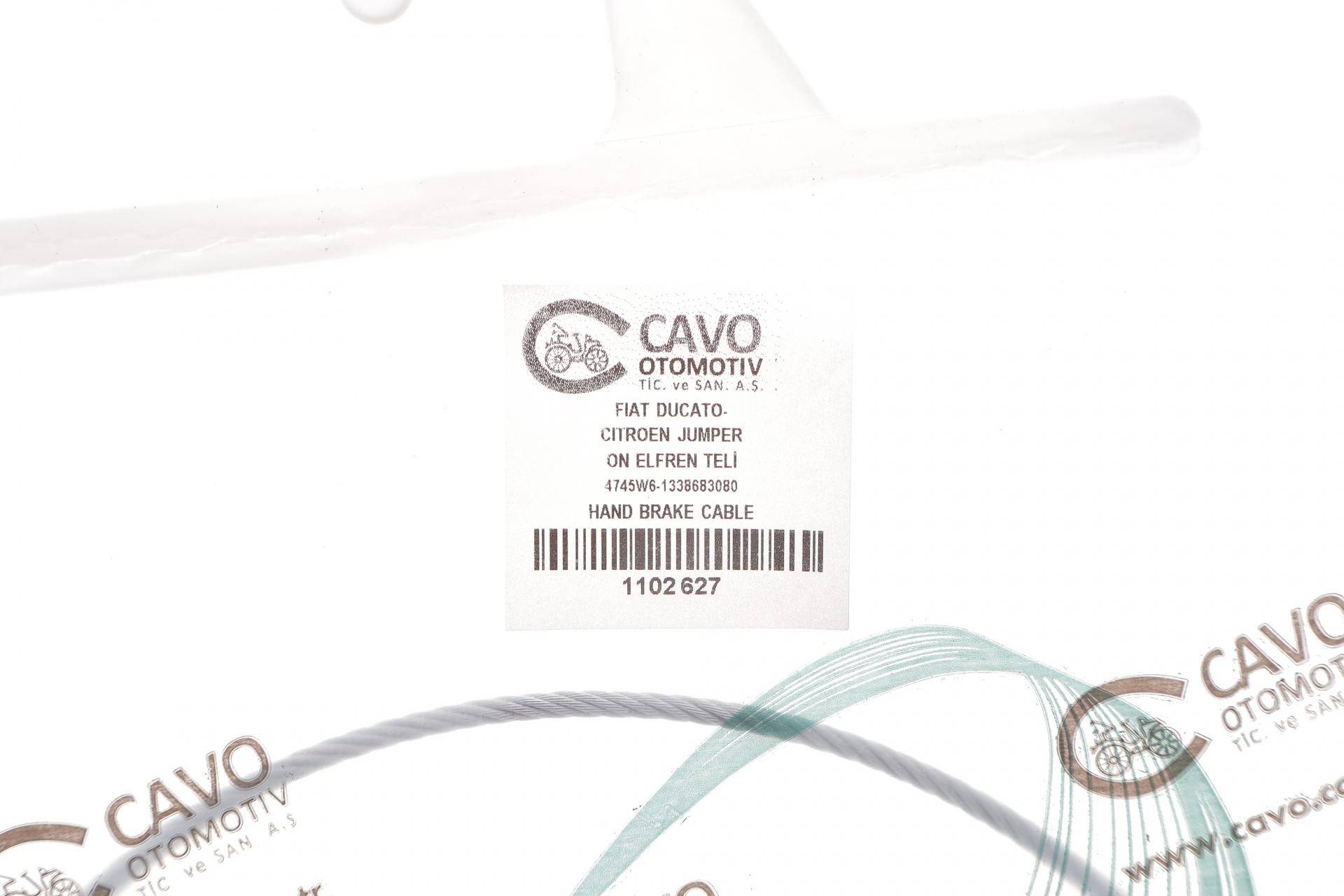 Трос ручника (центральний) Fiat Ducato 02- (1463/645 мм)