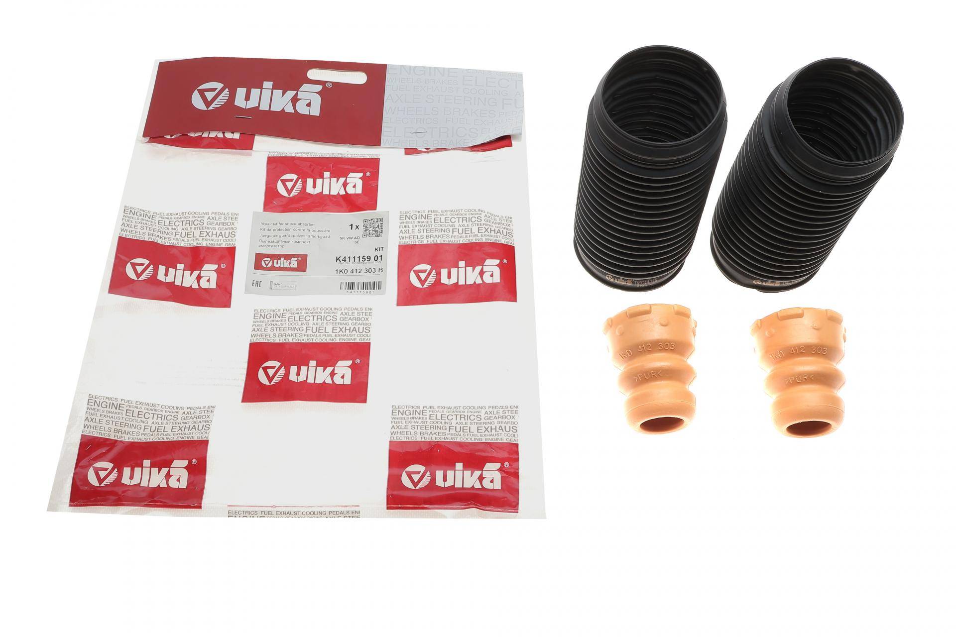 Пильник + відбійник амортизатора (переднього) Skoda Octavia/Superb/VW Golf/Passat 12- (к-кт 2шт)