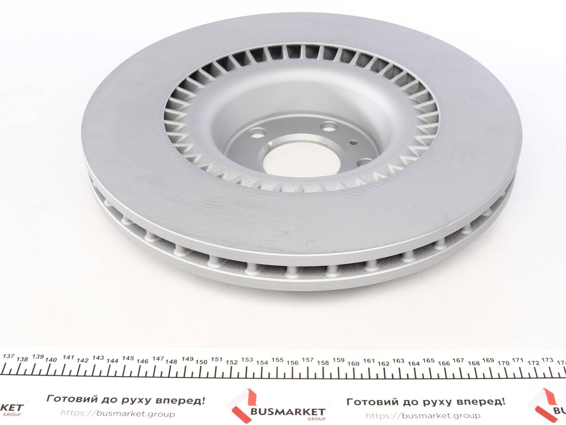 Диск гальмівний (передній) Audi A6/A8/VW Phaeton 04-16 (360x34) (з покриттям) (вент.)