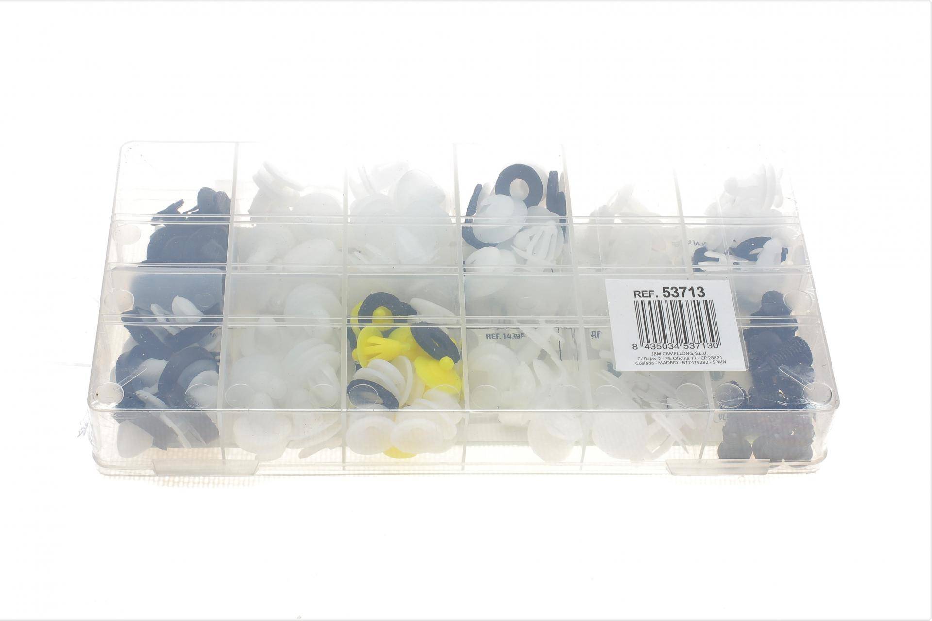 Набір кліпс пластикових для дверних панелей Citroen/Peugeot (93шт)