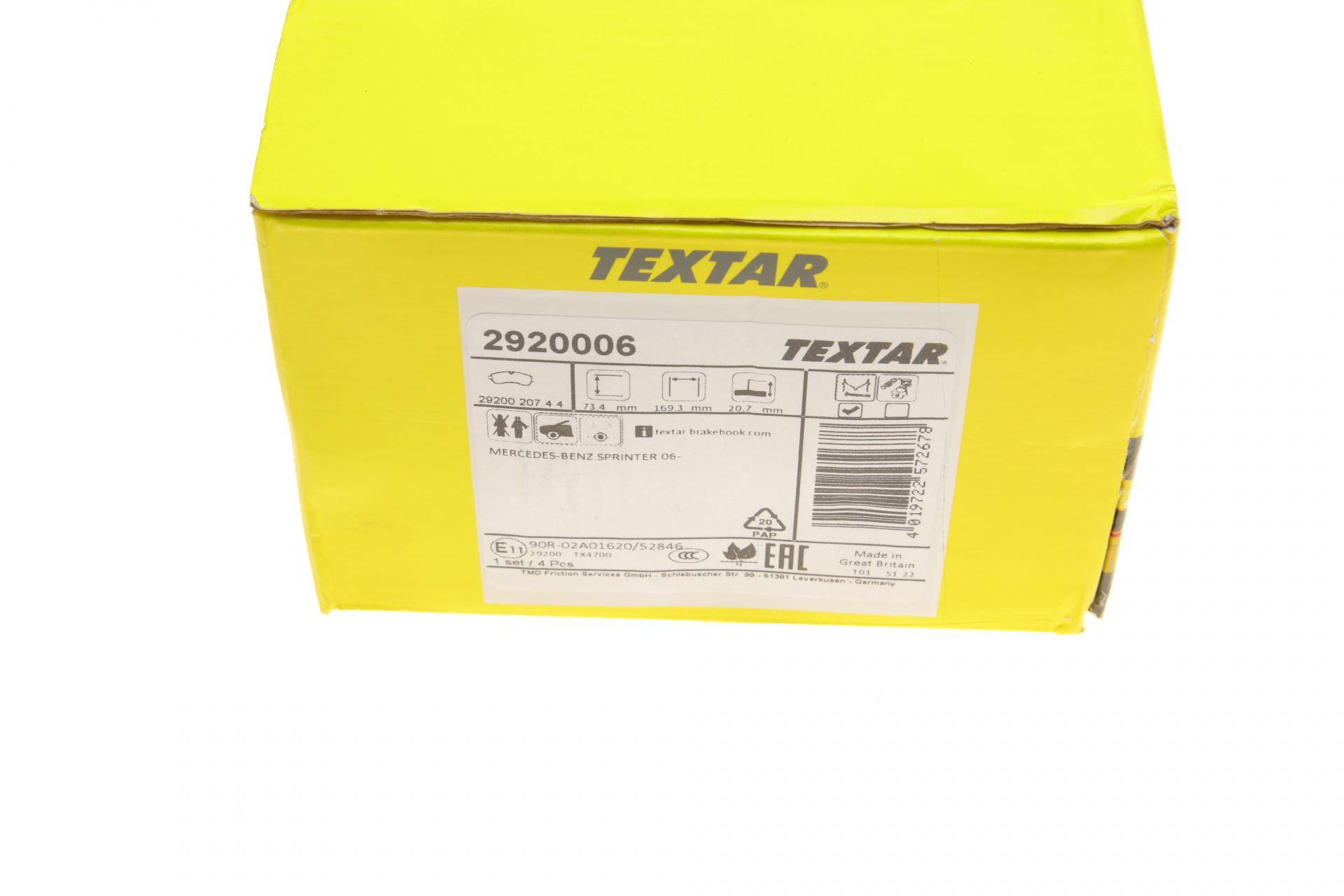 Колодки гальмівні (передні) MB Sprinter (W907/W910) 18- (Brembo) Q+