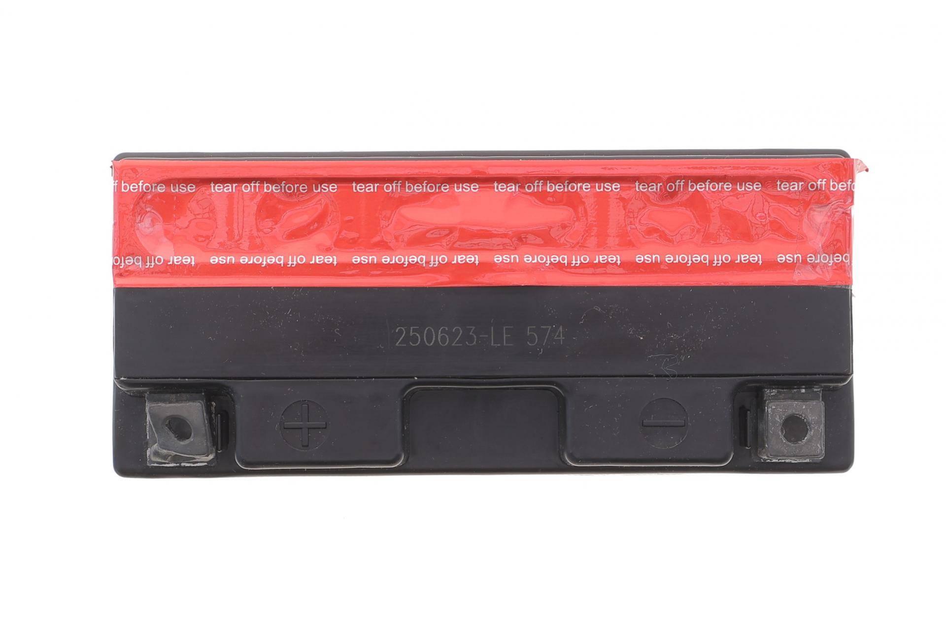 Акумуляторна батарея 6.5Ah/85A (150x65x93/+L/B0) (AGM) (мото) (сухозаряджений)(пошкоджена клема)